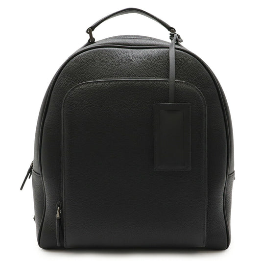 Prada Triangle Logo Leather Backpack