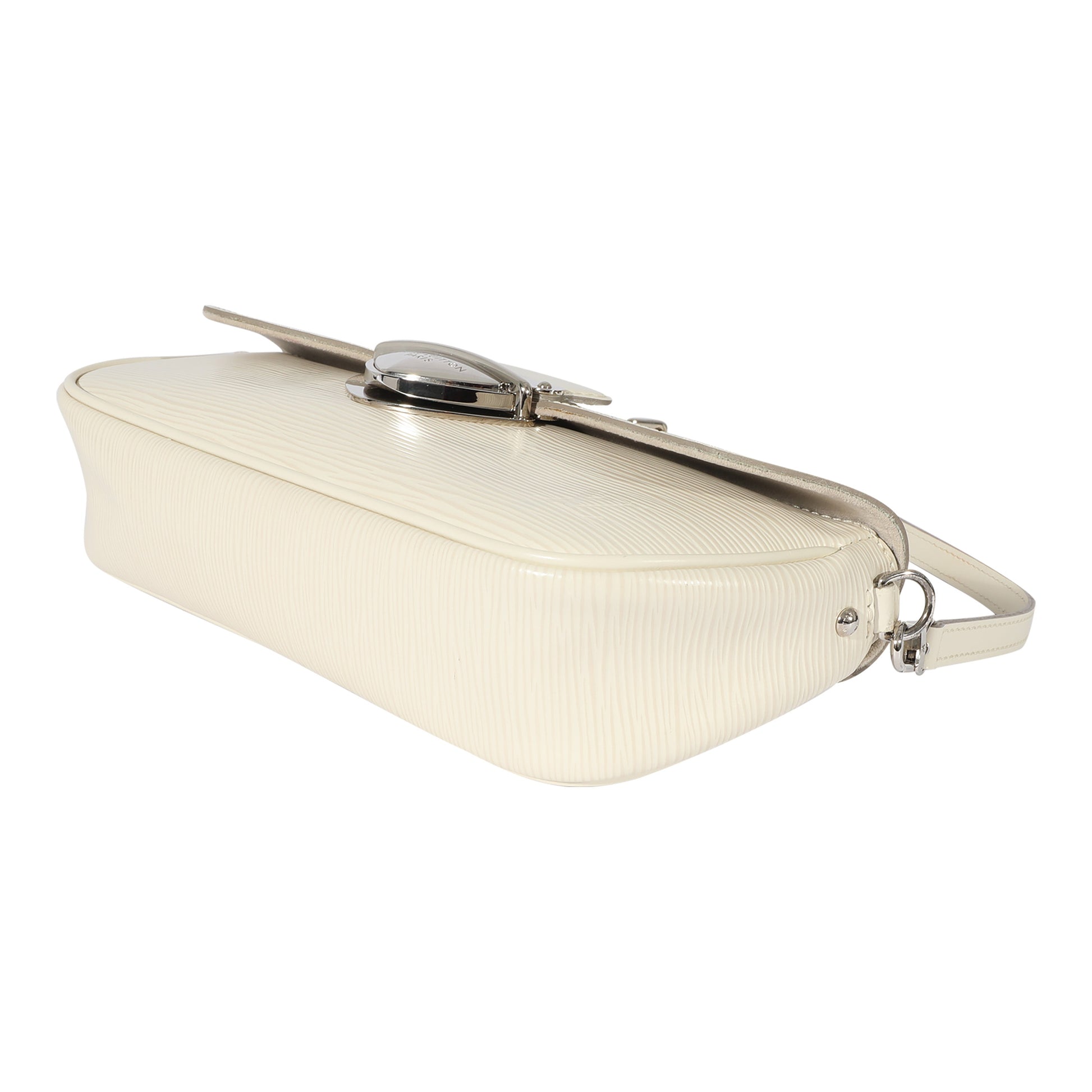 Designer Women's Crossbody Bag | Louis Vuitton White Epi Montaigne Pochette