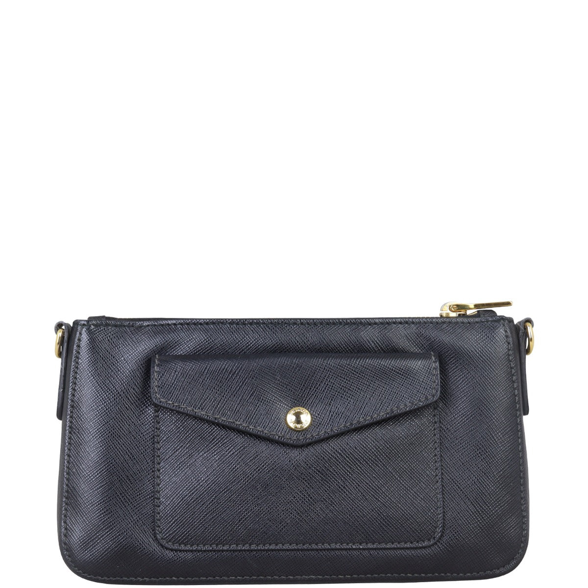Prada Saffiano Zip Crossbody Bag
