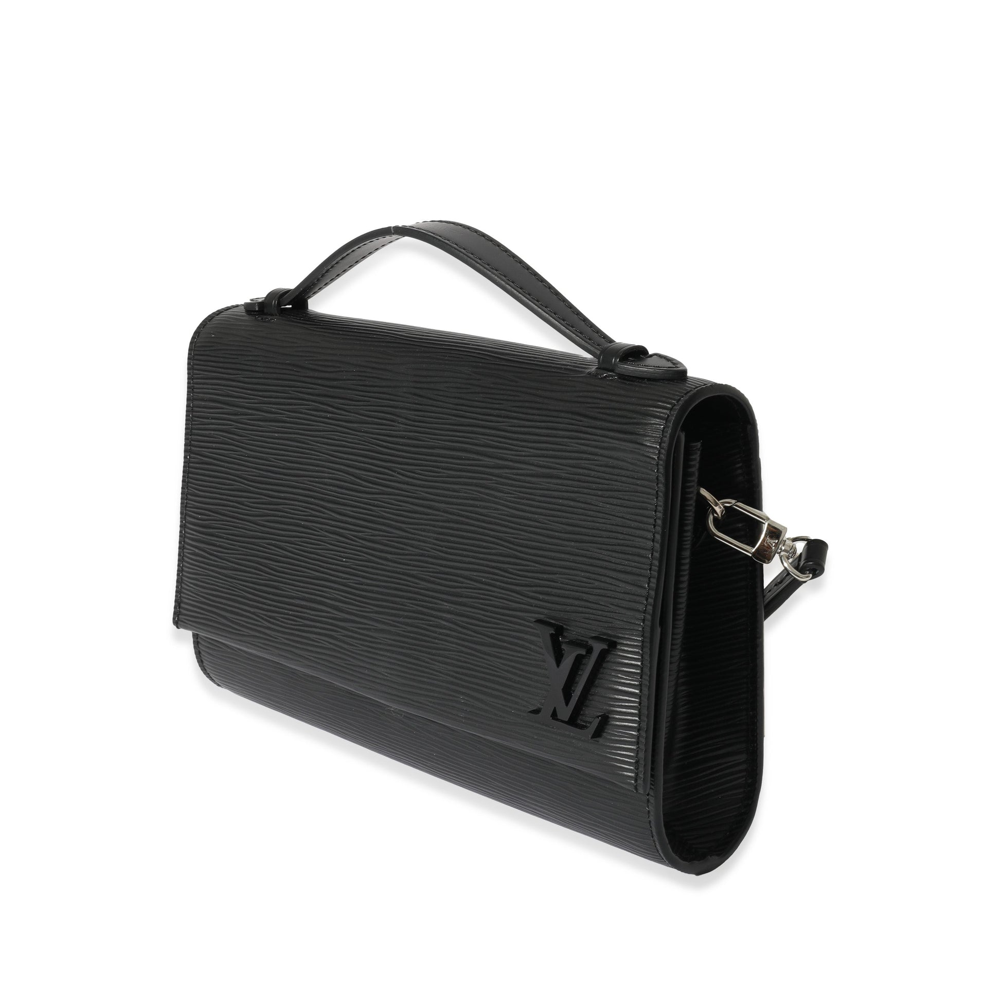 Luxury Women's Handbag | Louis Vuitton Black Epi Clery