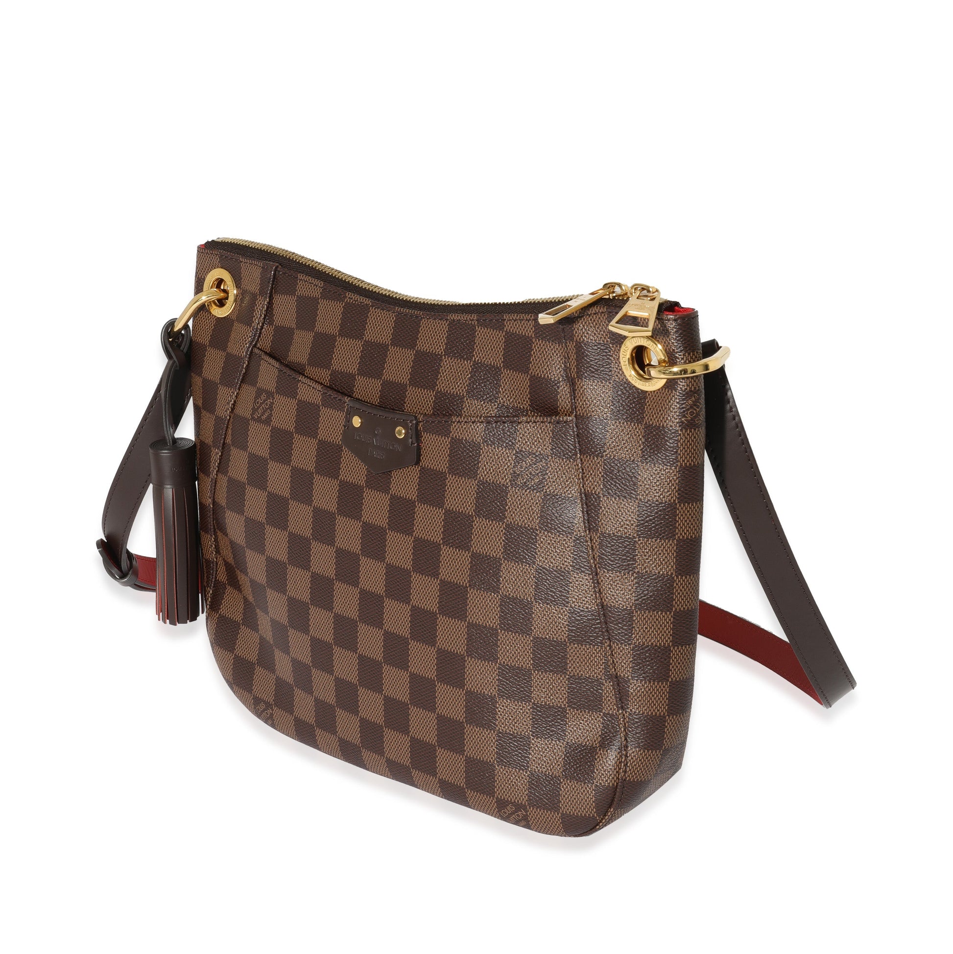 Luxury Women's Handbag | Louis Vuitton Damier Ebene South Bank Besace