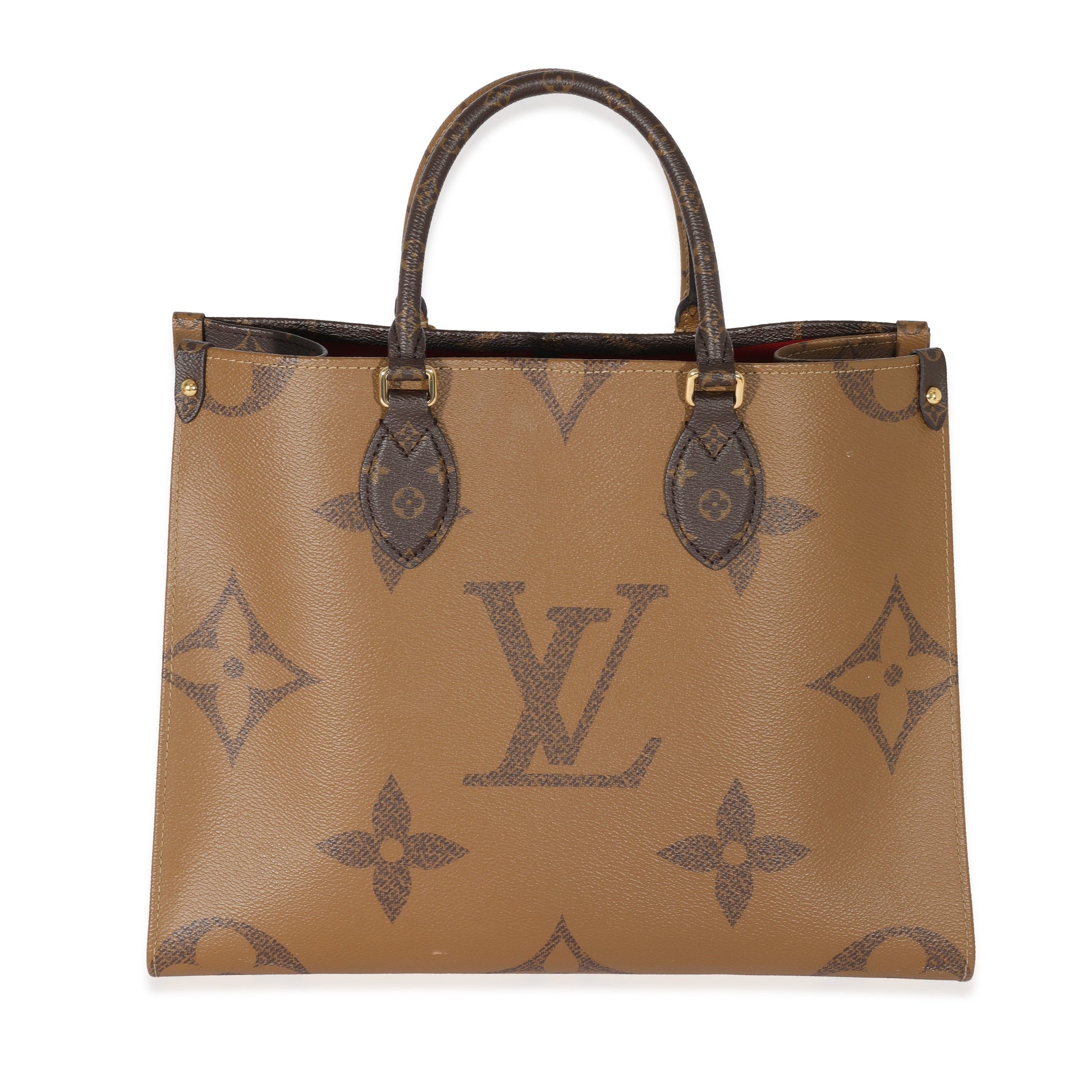 Luxury Women's Tote Bag | Louis Vuitton Reverse Monogram Canvas Onthego MM