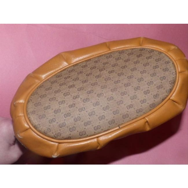 Gucci Leather Canvas Shoulder Bag