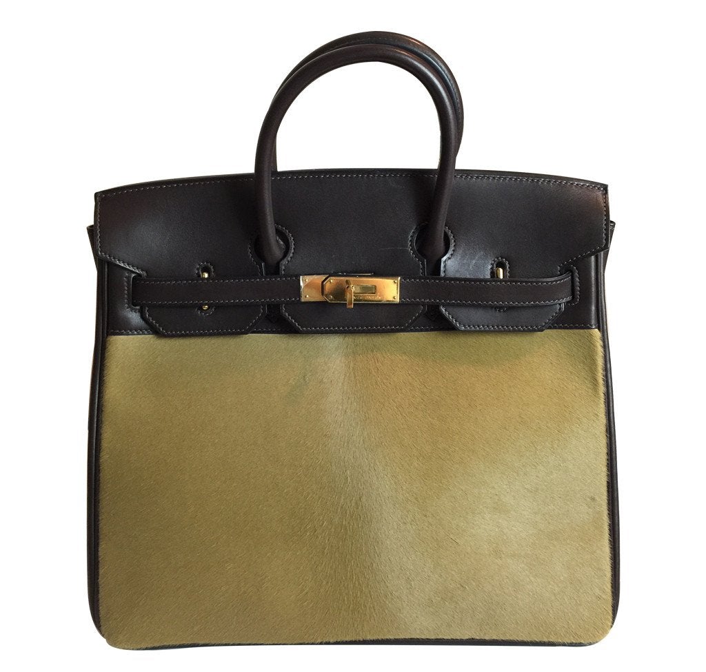 HermesTroika Birkin Bag - Evercalf & Pony Hair