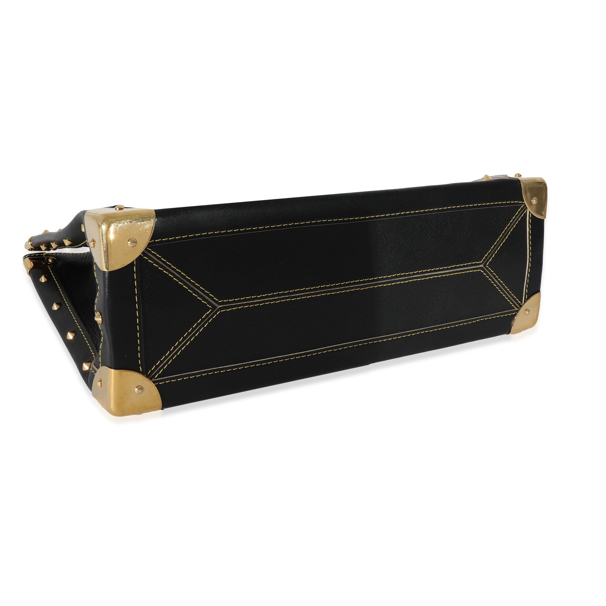 Luxury Women's Handbag | Louis Vuitton Black Leather Suhali Le Fabuleux