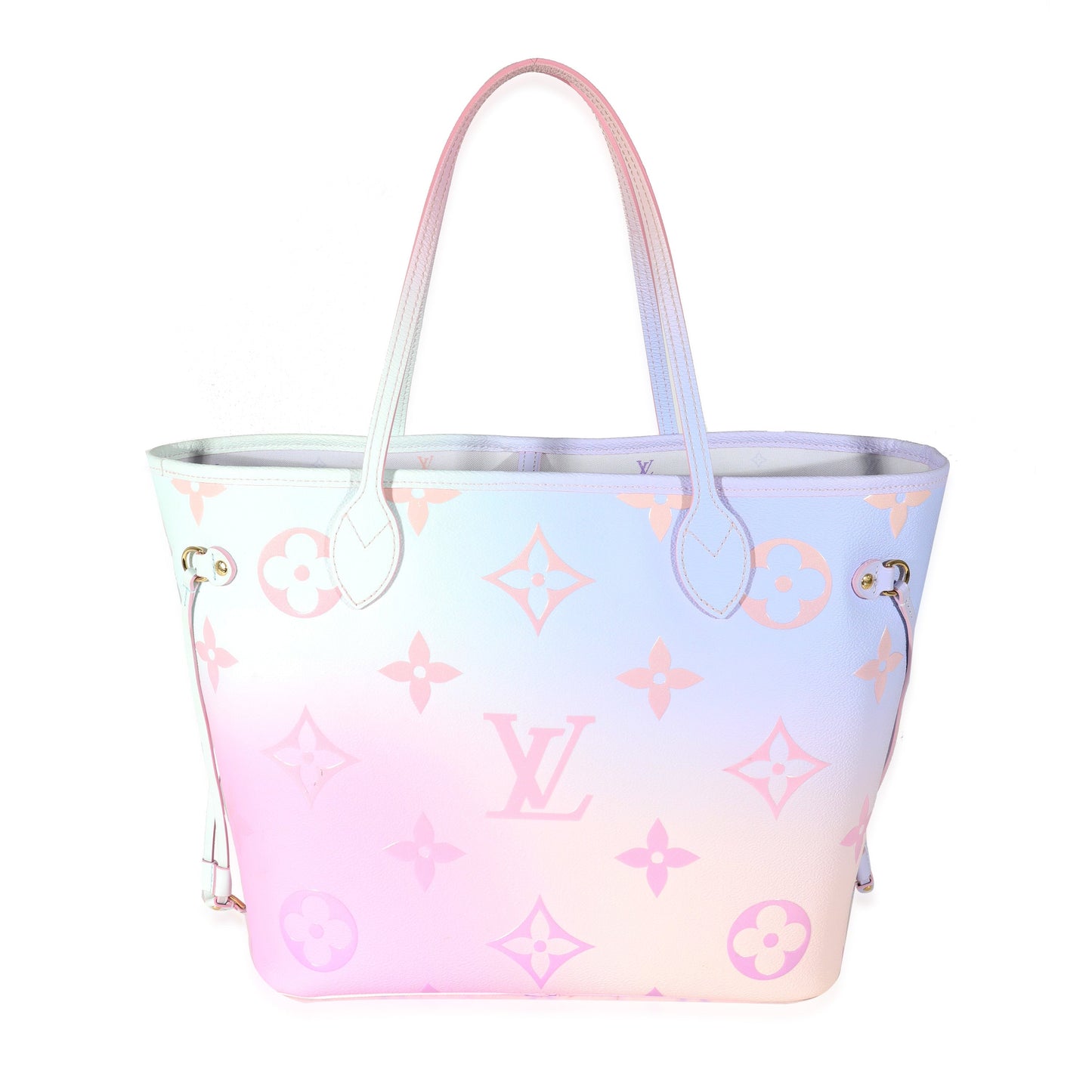 Luxury Women's Tote Bag | Louis Vuitton Giant Monogram Canvas Sunrise Pastel Spring In The City Neverfull