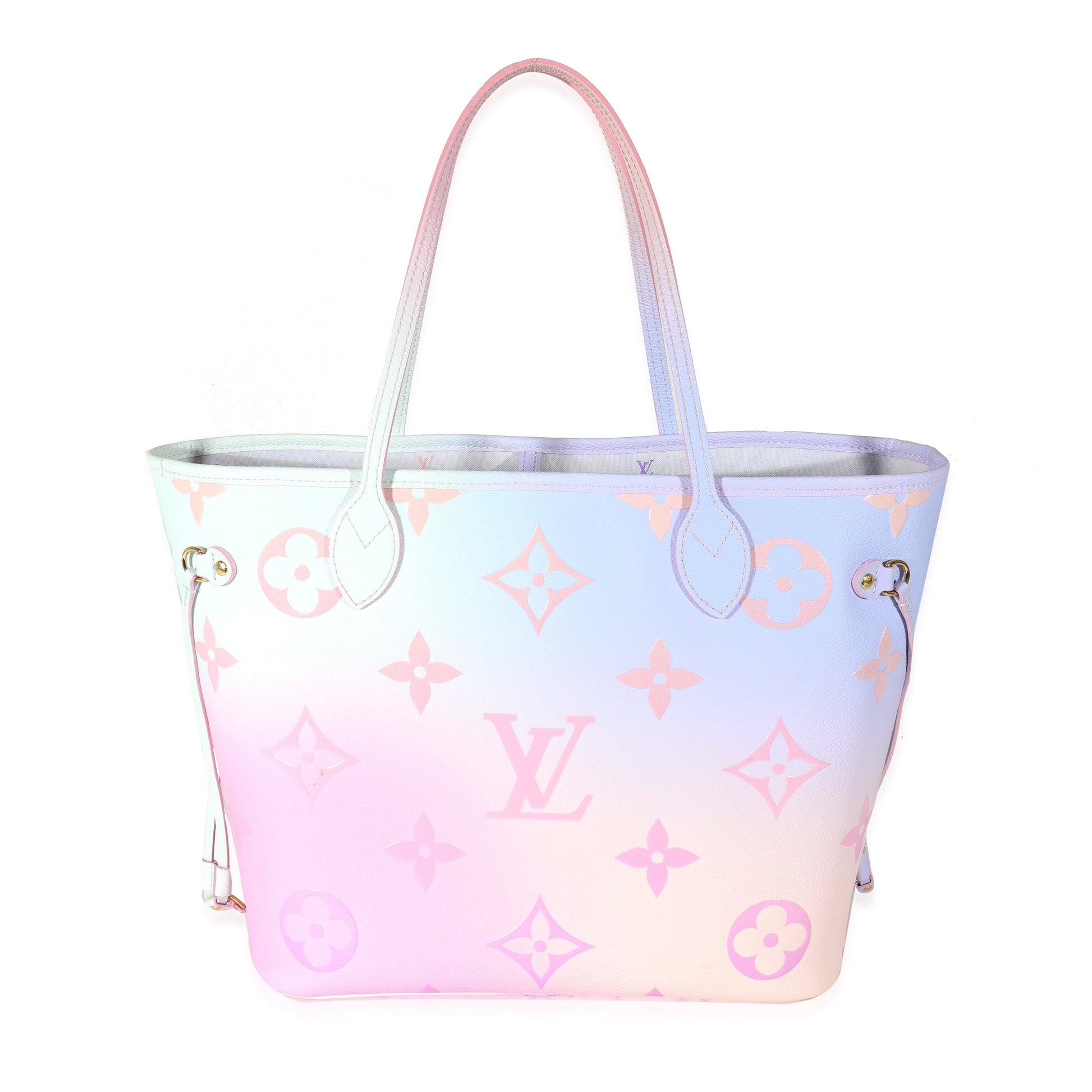 Luxury Women's Tote Bag | Louis Vuitton Giant Monogram Canvas Sunrise Pastel Spring In The City Neverfull