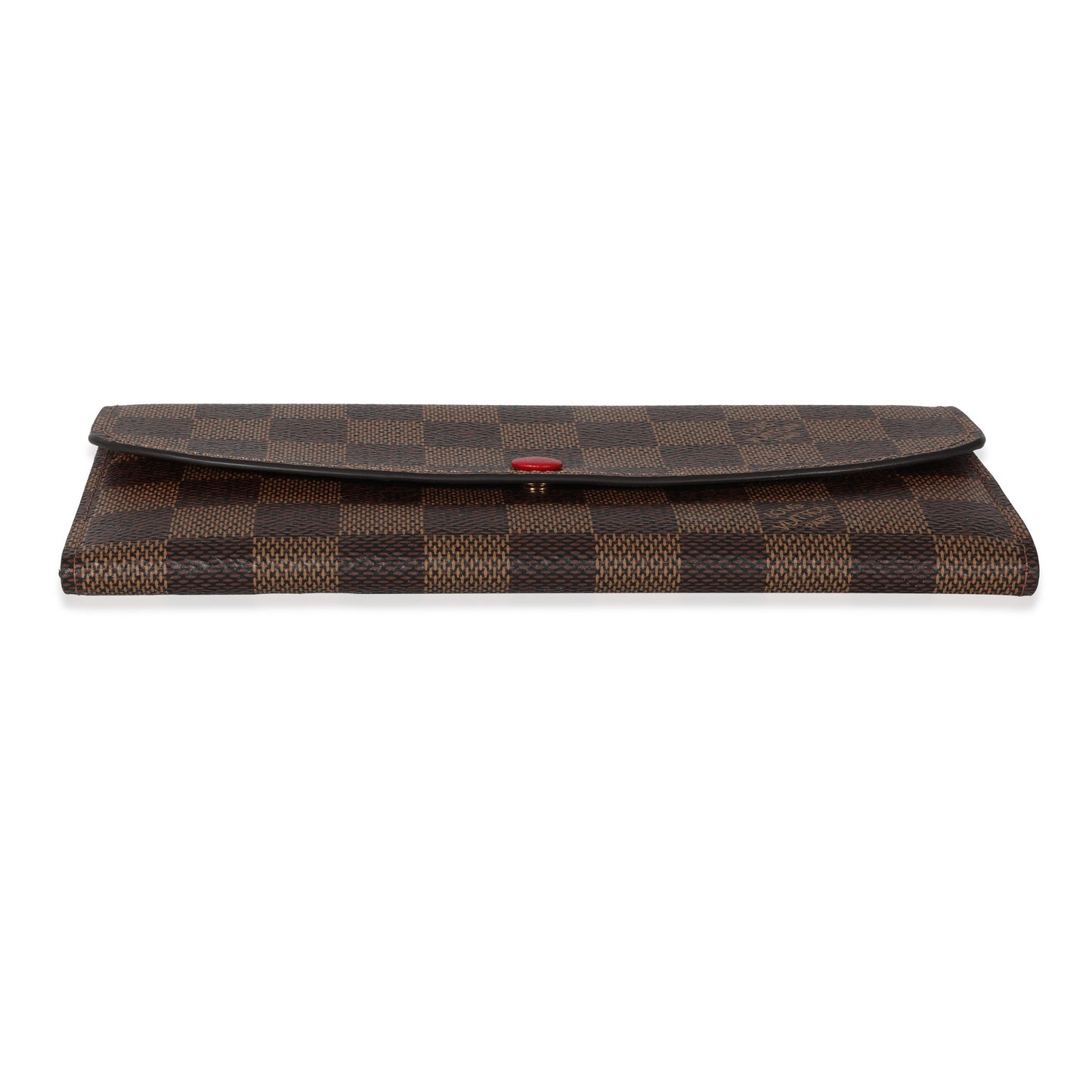 Louis Vuitton Damier Ebene Canvas Emilie Wallet