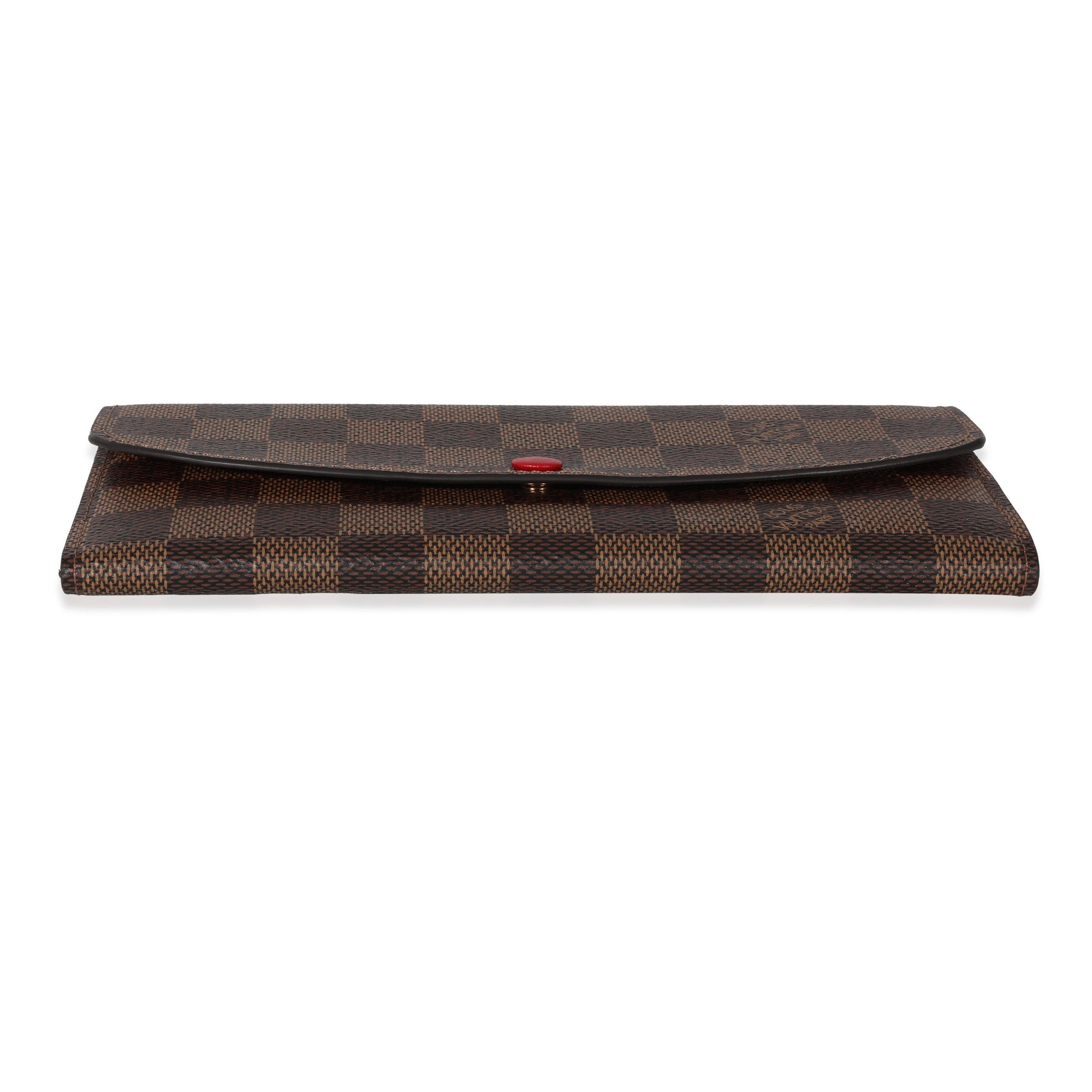 Louis Vuitton Damier Ebene Canvas Emilie Wallet
