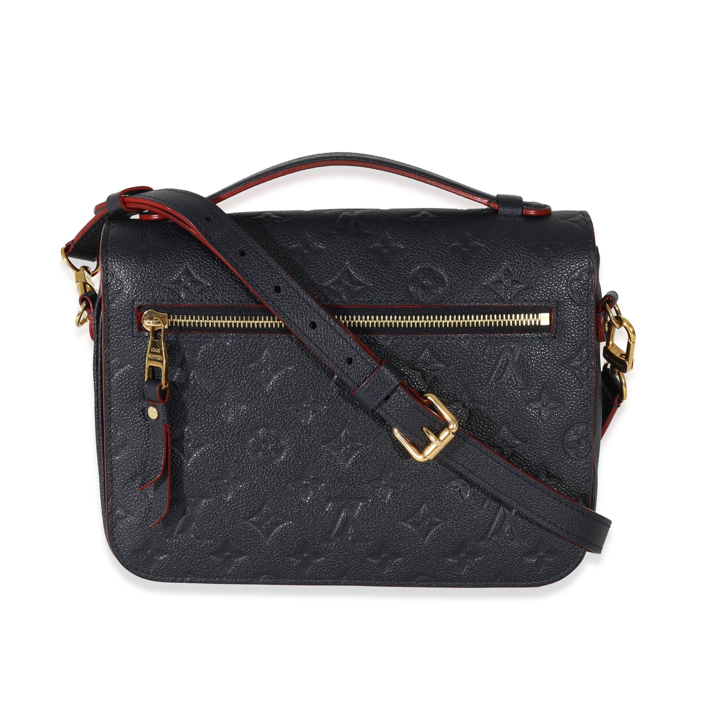 Designer Women's Crossbody Bag | Louis Vuitton Marine Rouge Monogram Empreinte Pochette Metis