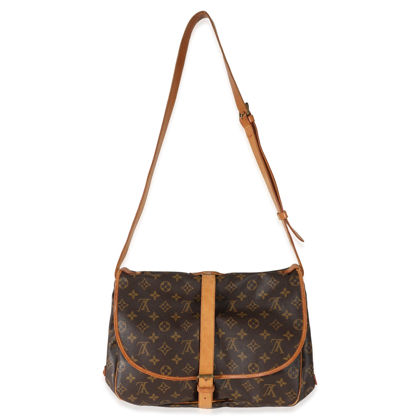 Luxury Women's Handbag | Louis Vuitton Monogram Canvas Saumur 35