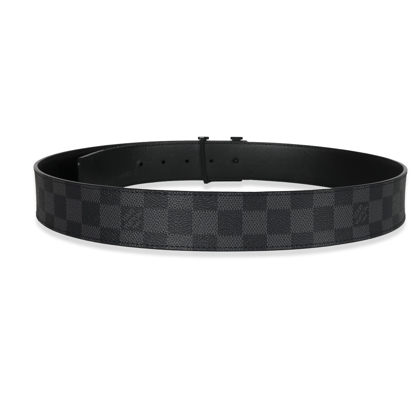 Luxury Women's Handbag | Louis Vuitton Canvas Damier GraphiteInitiales Belt