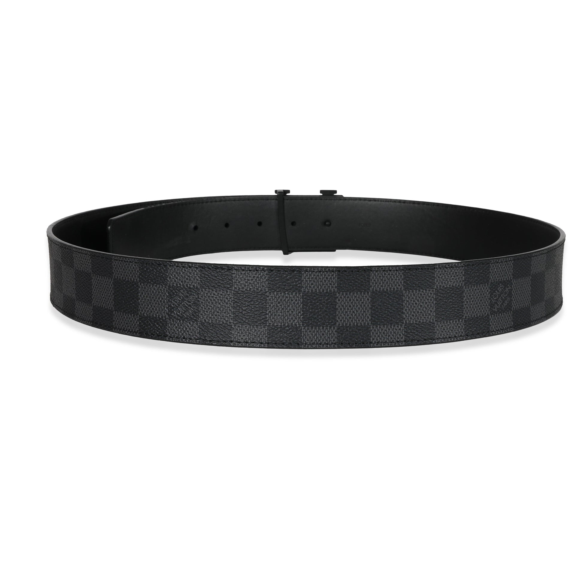 Luxury Women's Handbag | Louis Vuitton Canvas Damier GraphiteInitiales Belt