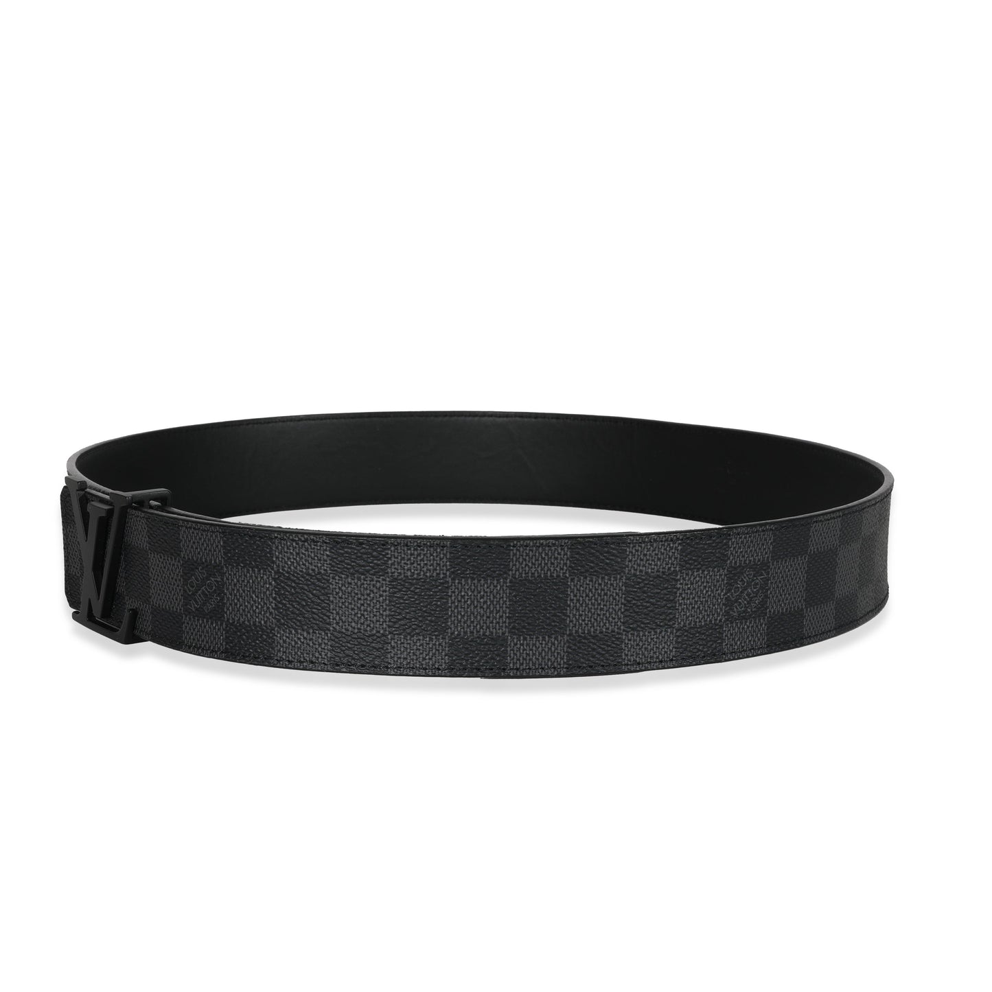 Luxury Women's Handbag | Louis Vuitton Canvas Damier GraphiteInitiales Belt