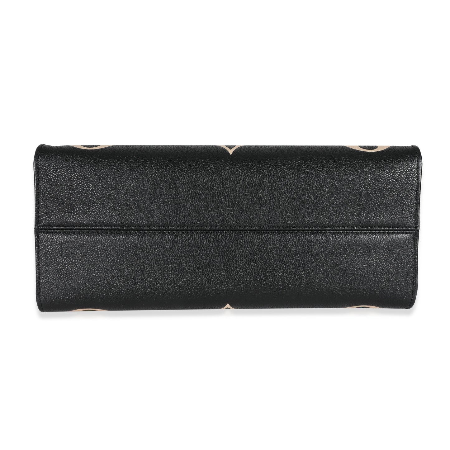 Luxury Women's Tote Bag | Louis Vuitton Black & Beige Monogram Empreinte Onthego MM