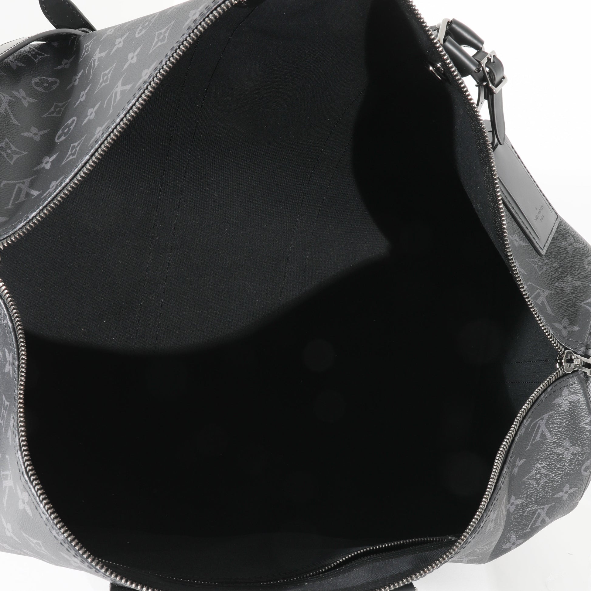 Louis Vuitton Canvas Monogram Eclipse Keepall Bandoulière 55