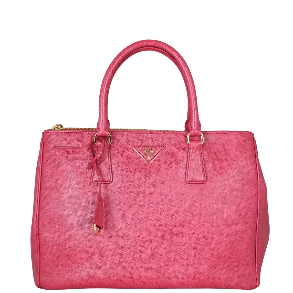 Prada Saffiano Lux Galleria Double Zip Tote Medium