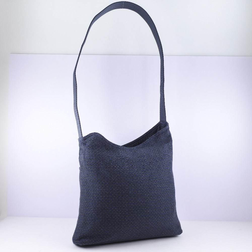 HERMES Shoulder Bag canvas Blue Sac Depansage unisex(Unisex)