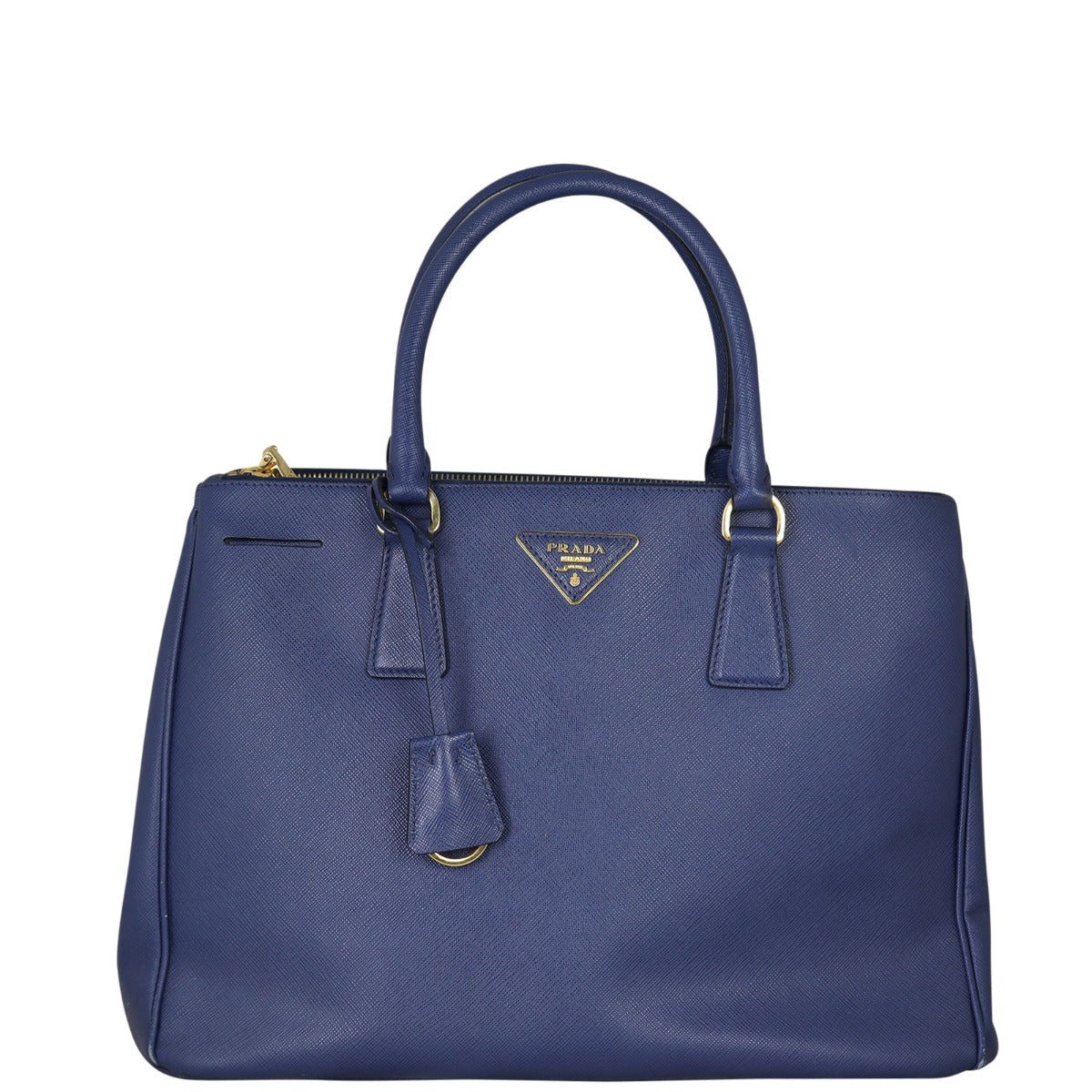 Prada Saffiano Lux Double Zip Tote Medium