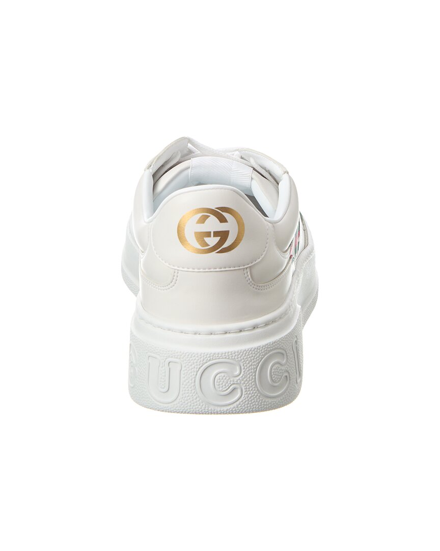 Gucci Small Leather-Trim Tote