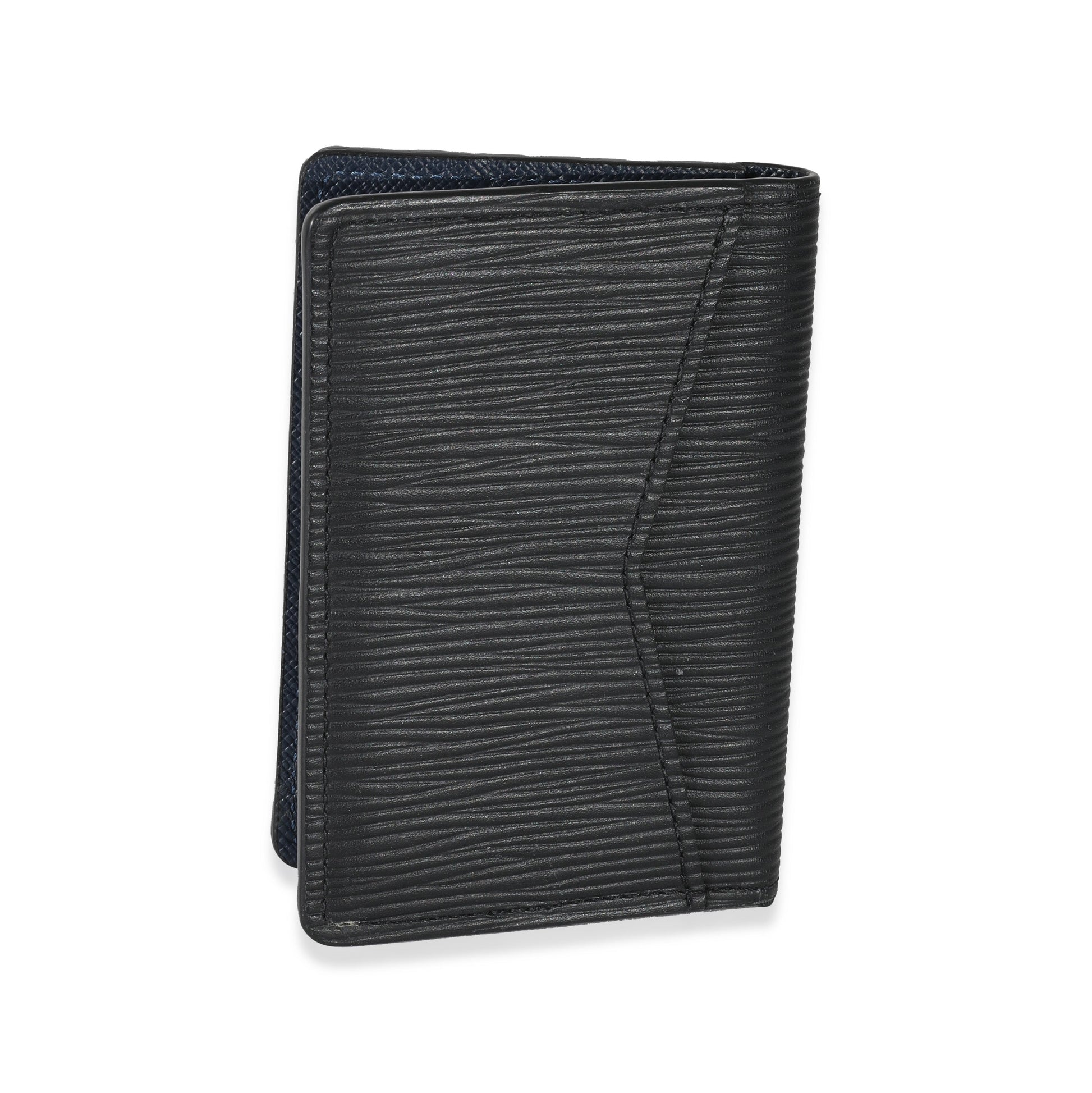 Luxury Women's Handbag | Louis Vuitton Black Epi Initials Pocket Organizer
