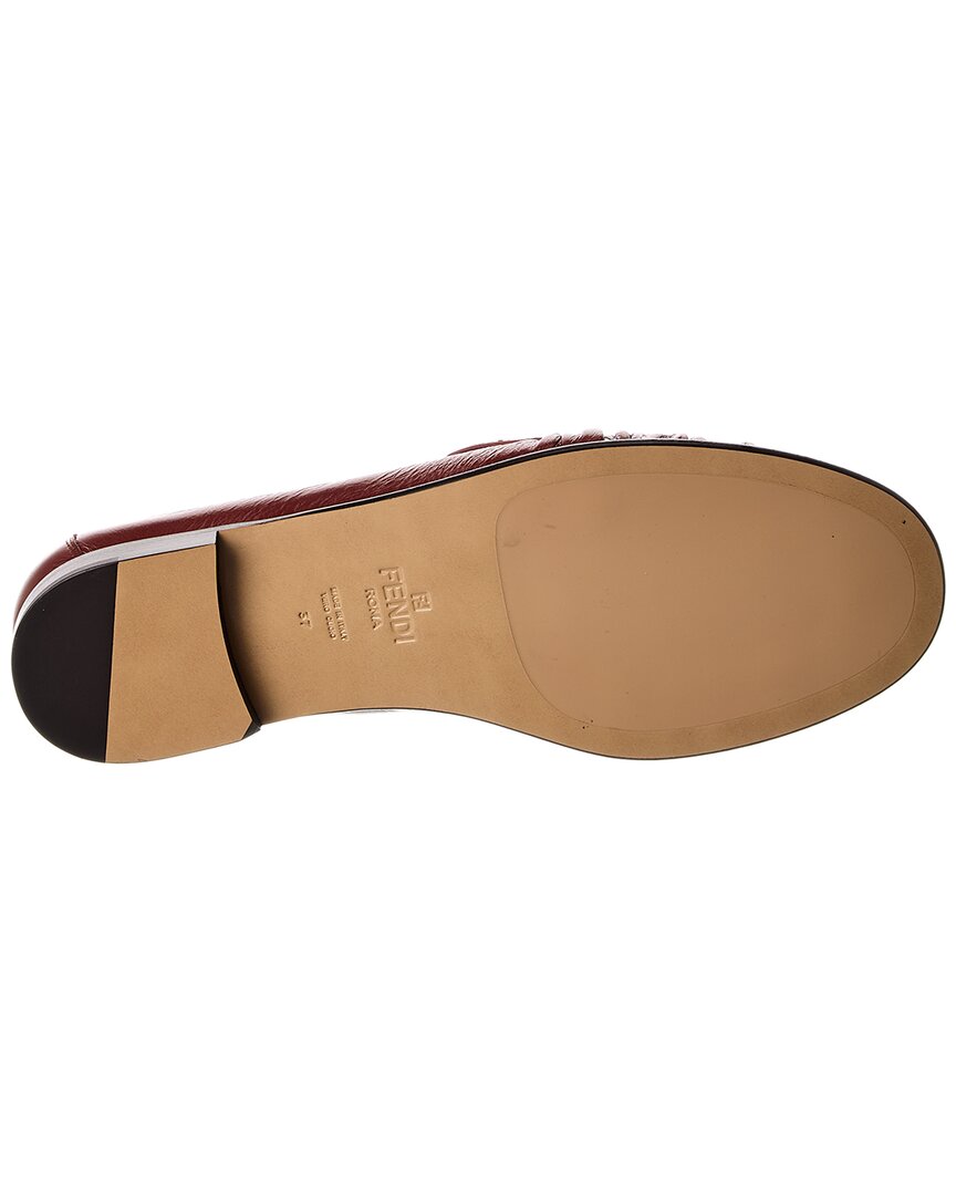 Fendi Baguette Leather Loafer