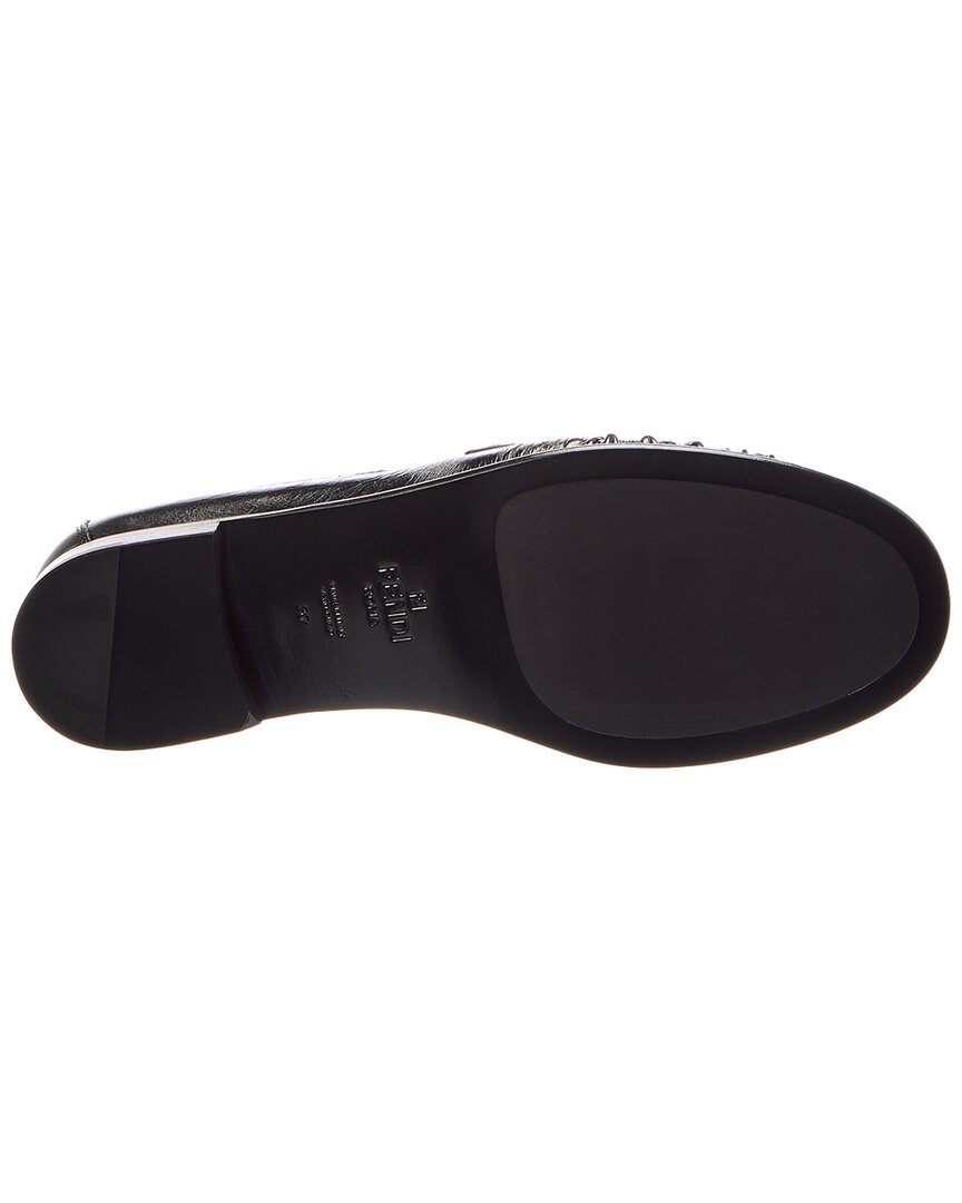 Fendi Baguette Leather Loafer