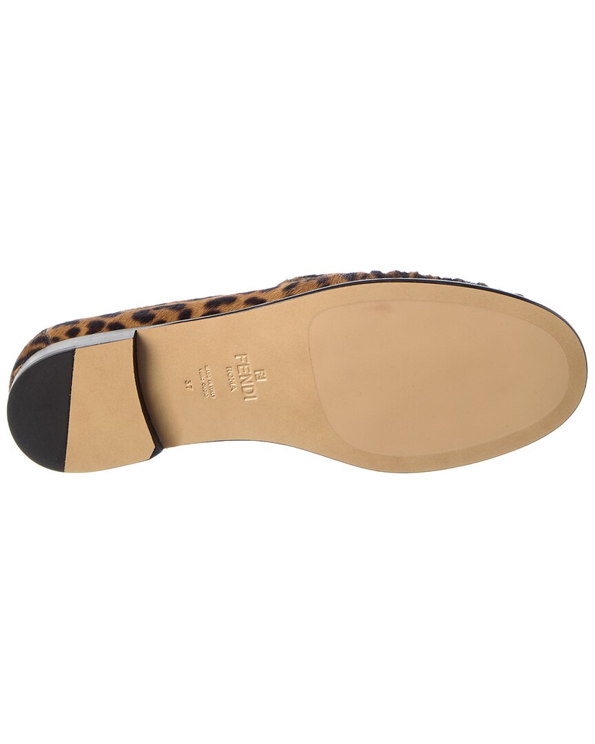 Fendi Baguette Haircalf Loafer