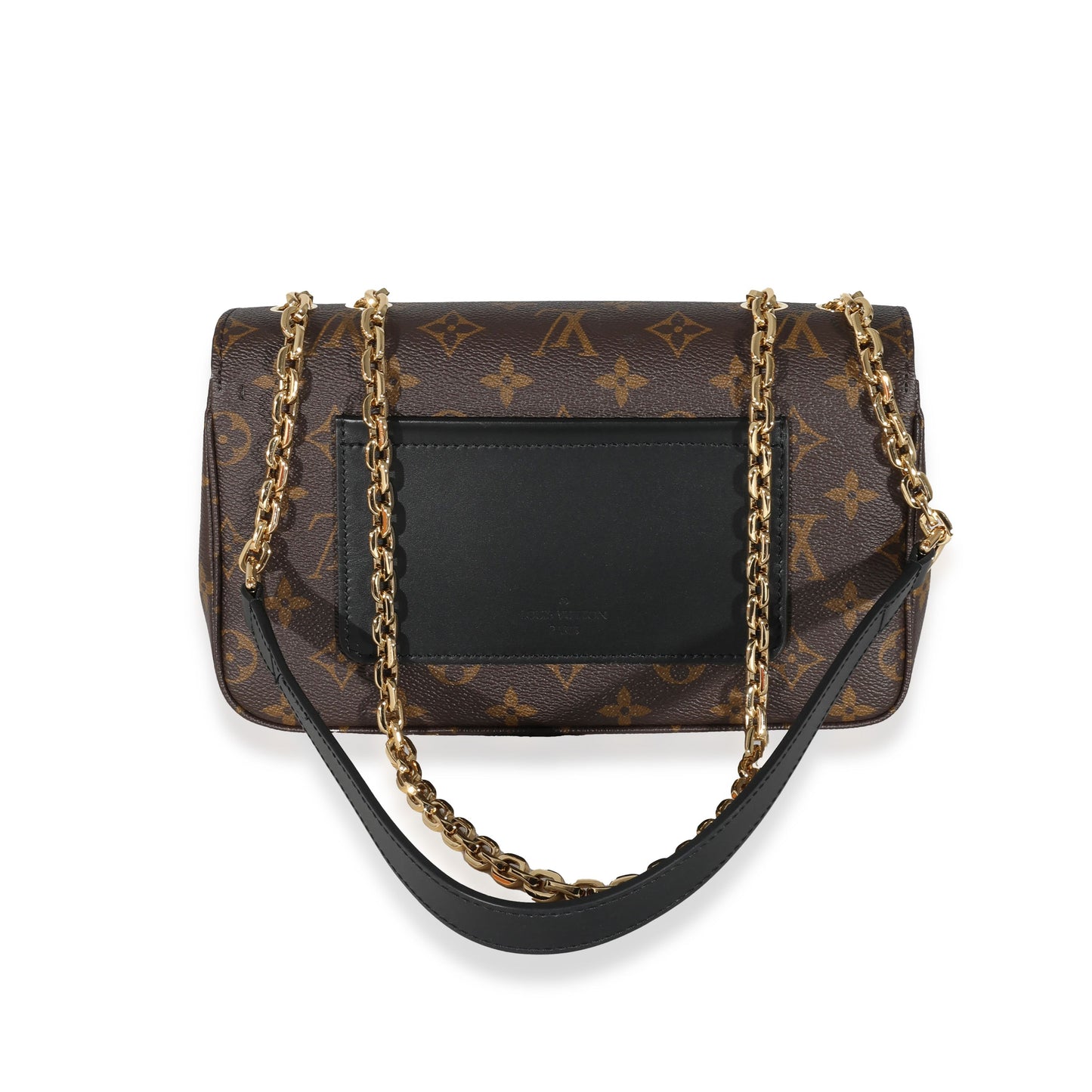 Designer Women's Crossbody Bag | Louis Vuitton Black Leather Monogram Canvas Marceau Bag