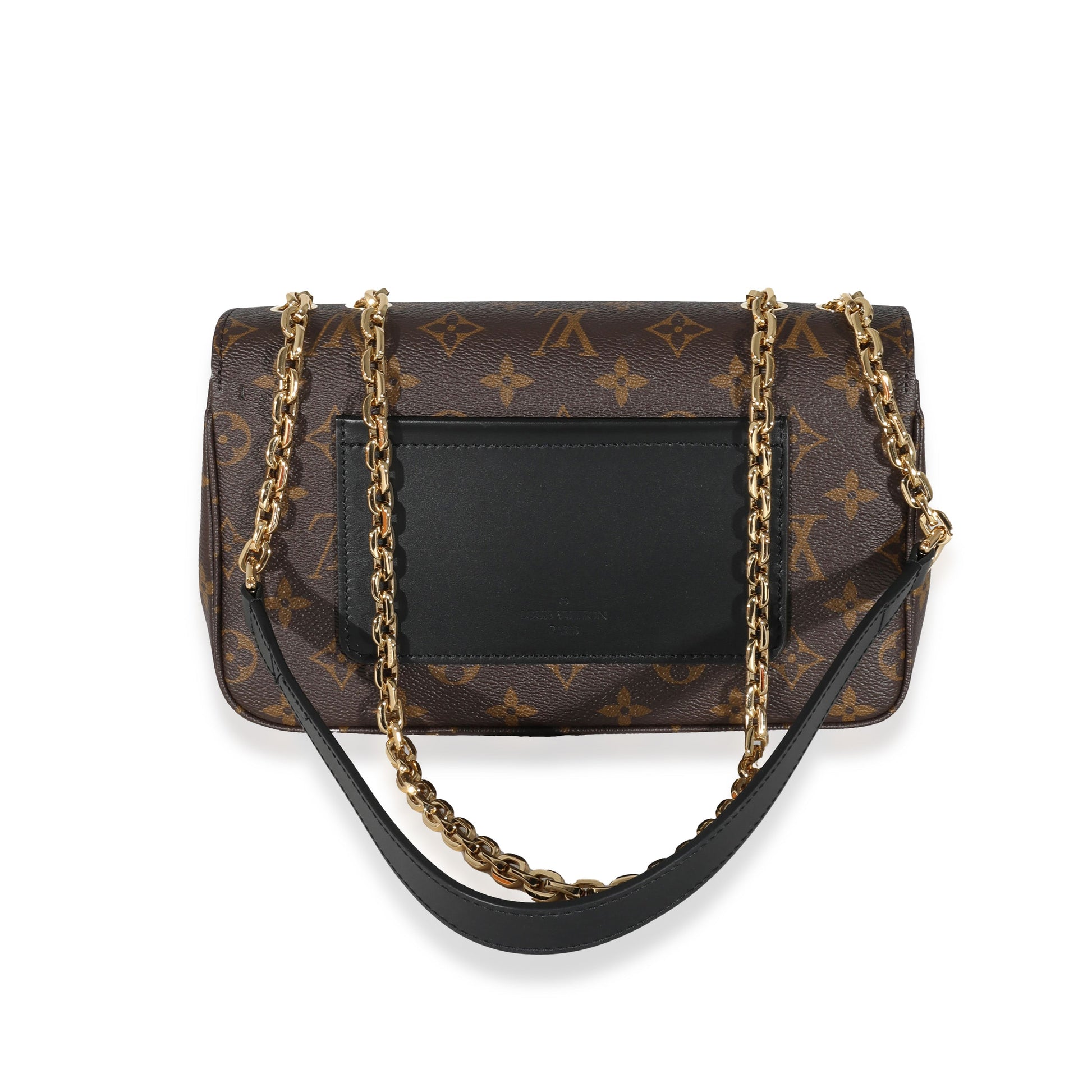 Designer Women's Crossbody Bag | Louis Vuitton Black Leather Monogram Canvas Marceau Bag
