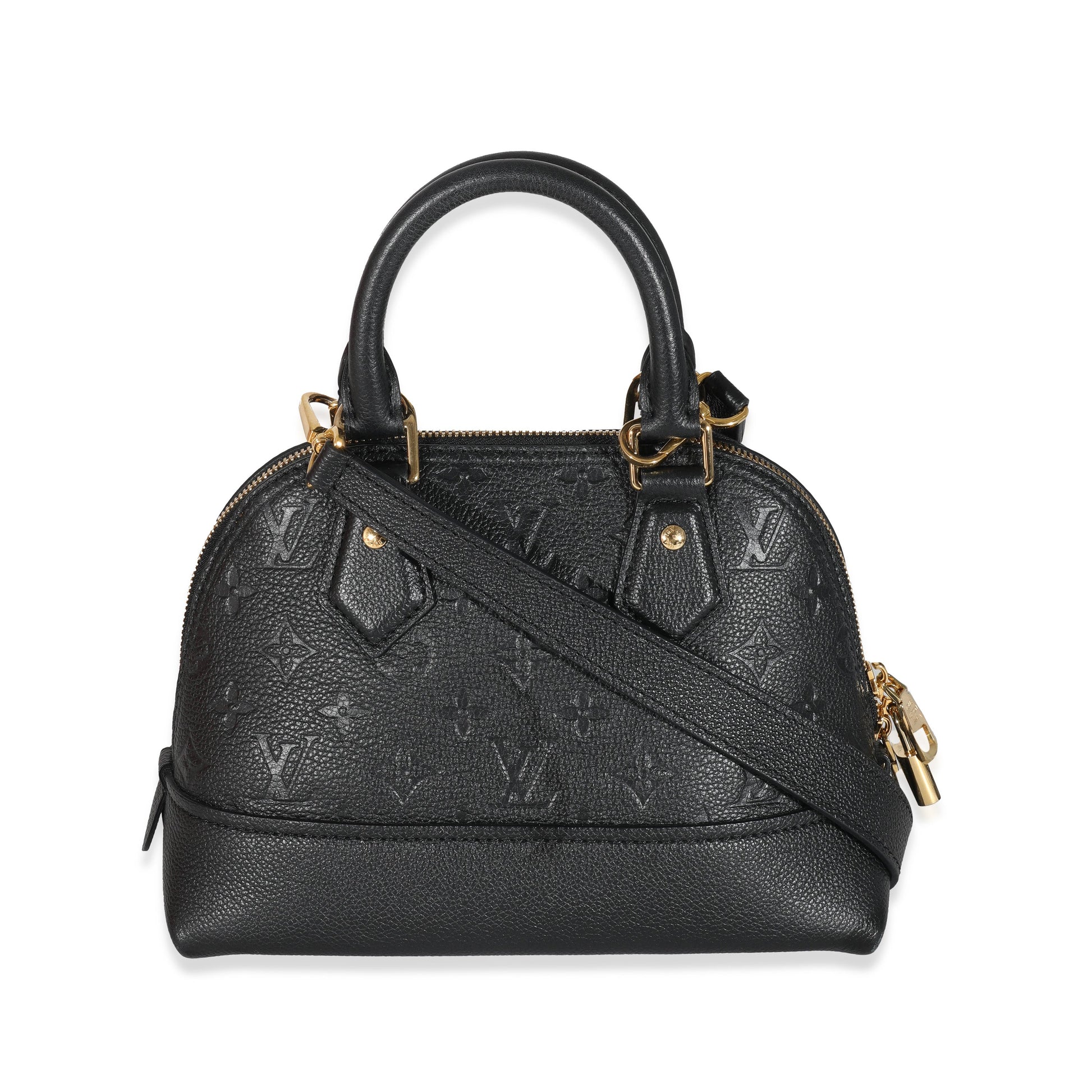 Luxury Women's Handbag | Louis Vuitton Black Empreinte Neo Alma BB