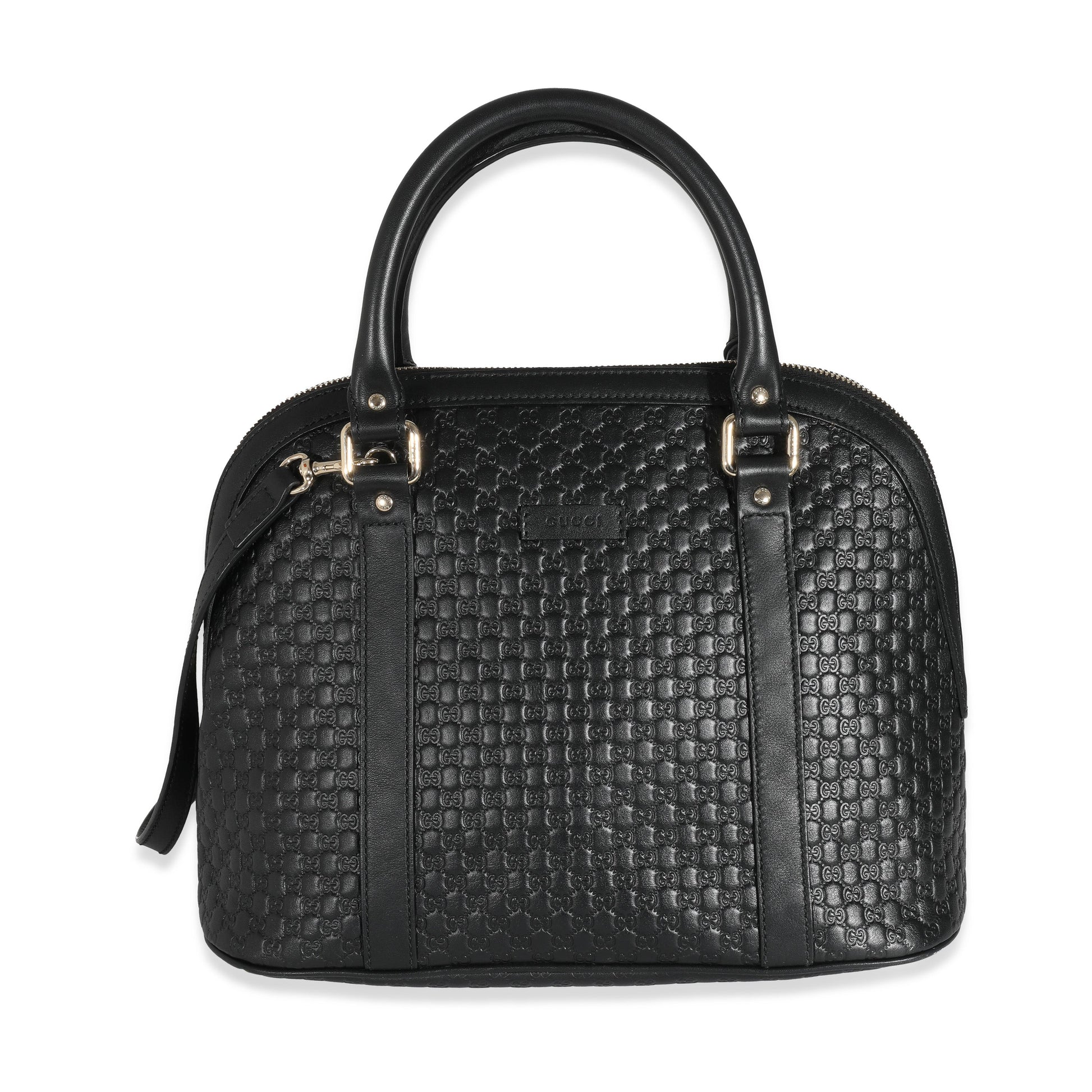Gucci Leather Top Handle Shoulder Bag