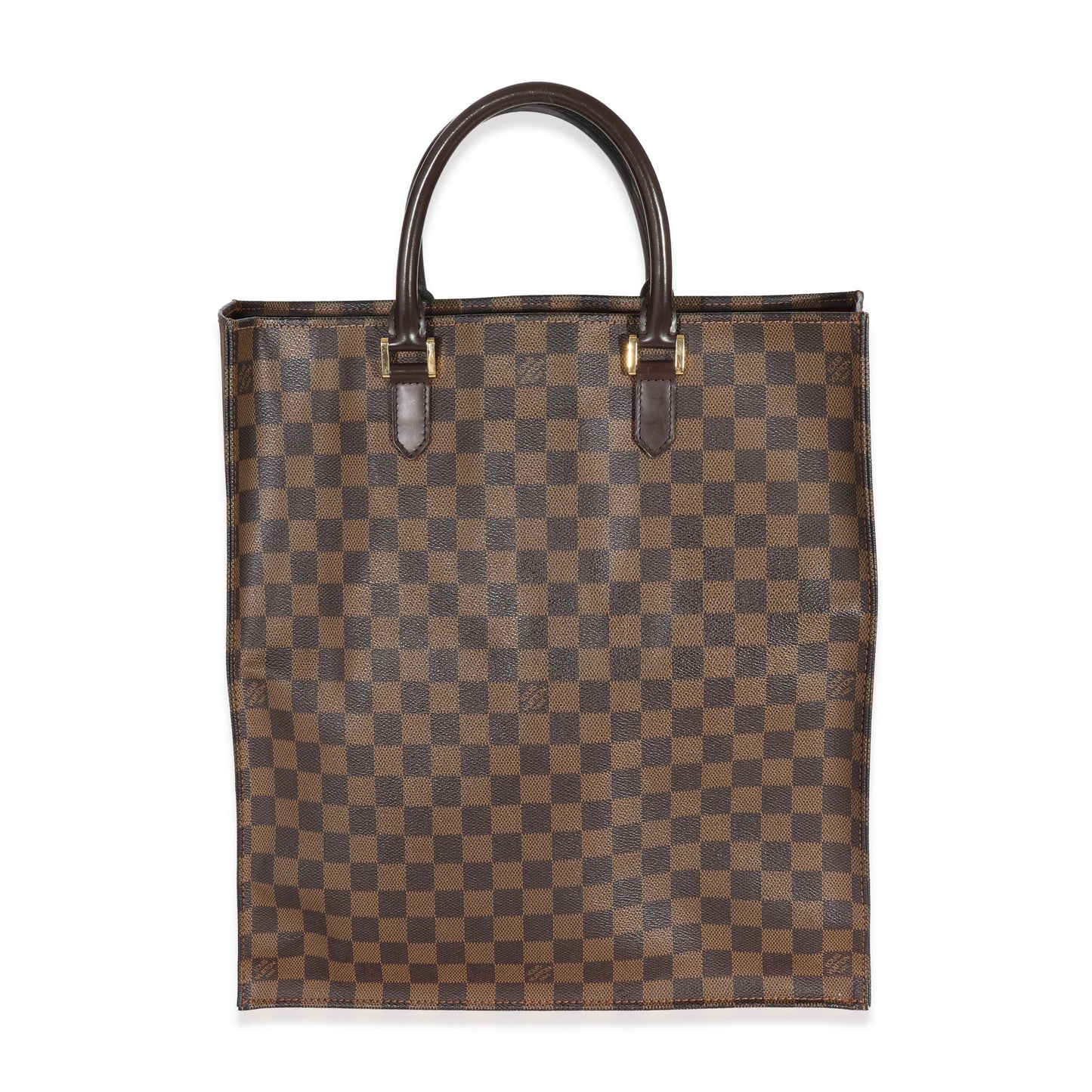 Luxury Women's Tote Bag | Louis Vuitton Damier Ebene Canvas Sac Plat