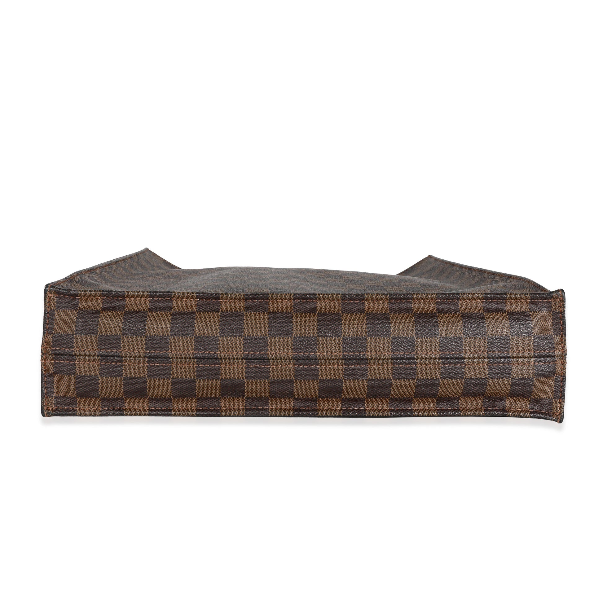 Luxury Women's Tote Bag | Louis Vuitton Damier Ebene Canvas Sac Plat
