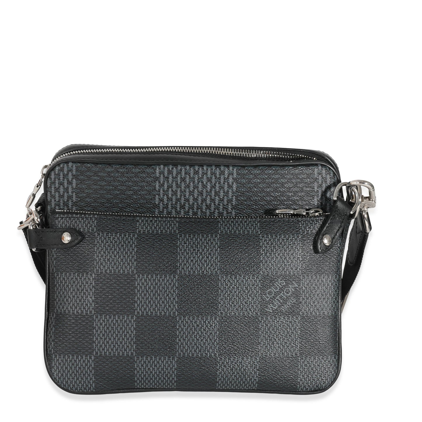 Luxury Women's Handbag | Louis Vuitton Damier Graphite 3D Canvas Trio Messenger
