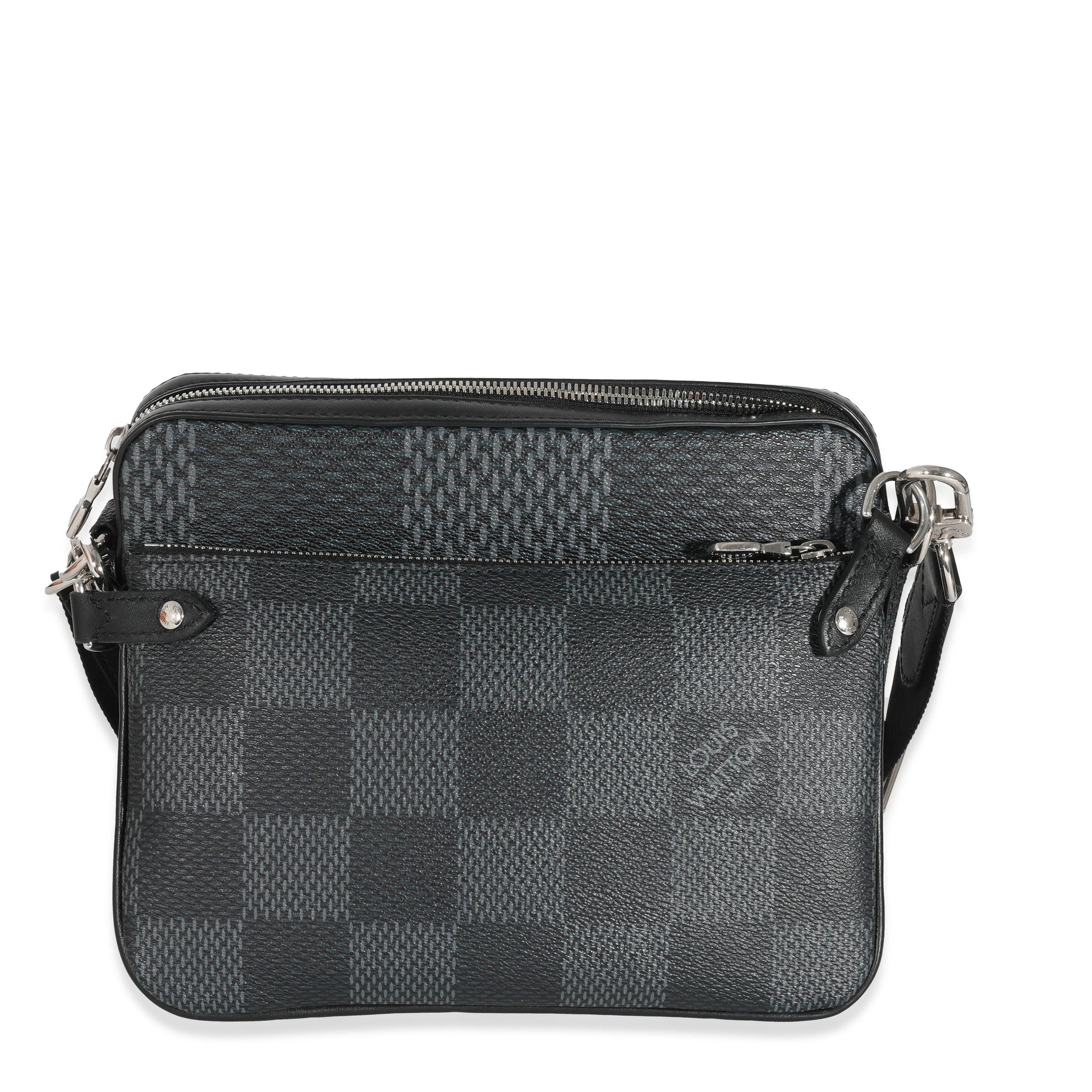 Luxury Women's Handbag | Louis Vuitton Damier Graphite 3D Canvas Trio Messenger