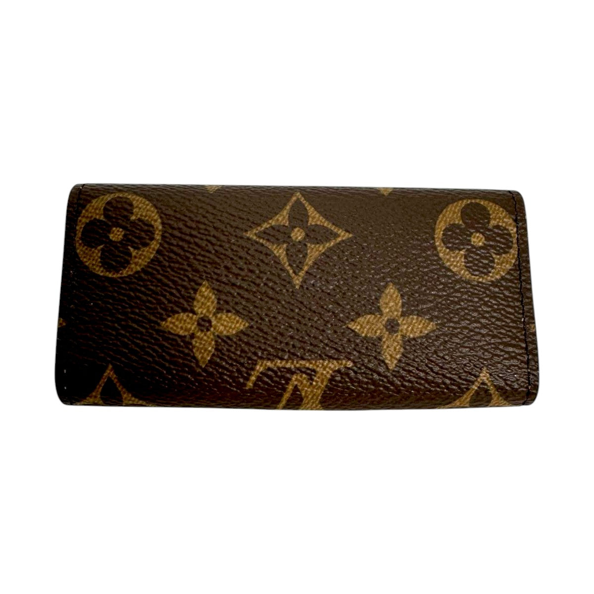 LOUIS VUITTON Key case Key holder Monogram canvas Brown for 4 Monogram Multicles4 unisex(Unisex)