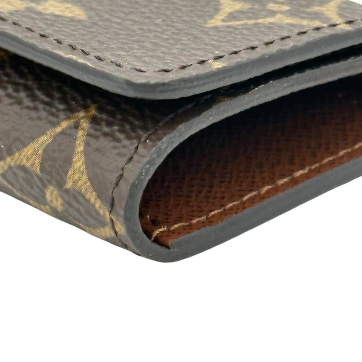 LOUIS VUITTON Key case Key holder Monogram canvas Brown for 4 Monogram Multicles4 unisex(Unisex)