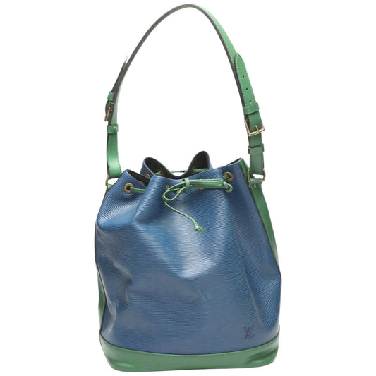 LOUIS VUITTON Shoulder Bag Epi Leather Blue x green Epi Noe