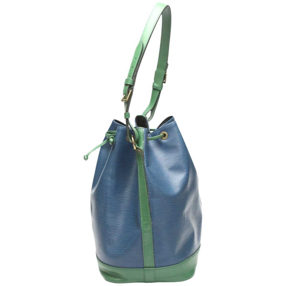 LOUIS VUITTON Shoulder Bag Epi Leather Blue x green Epi Noe