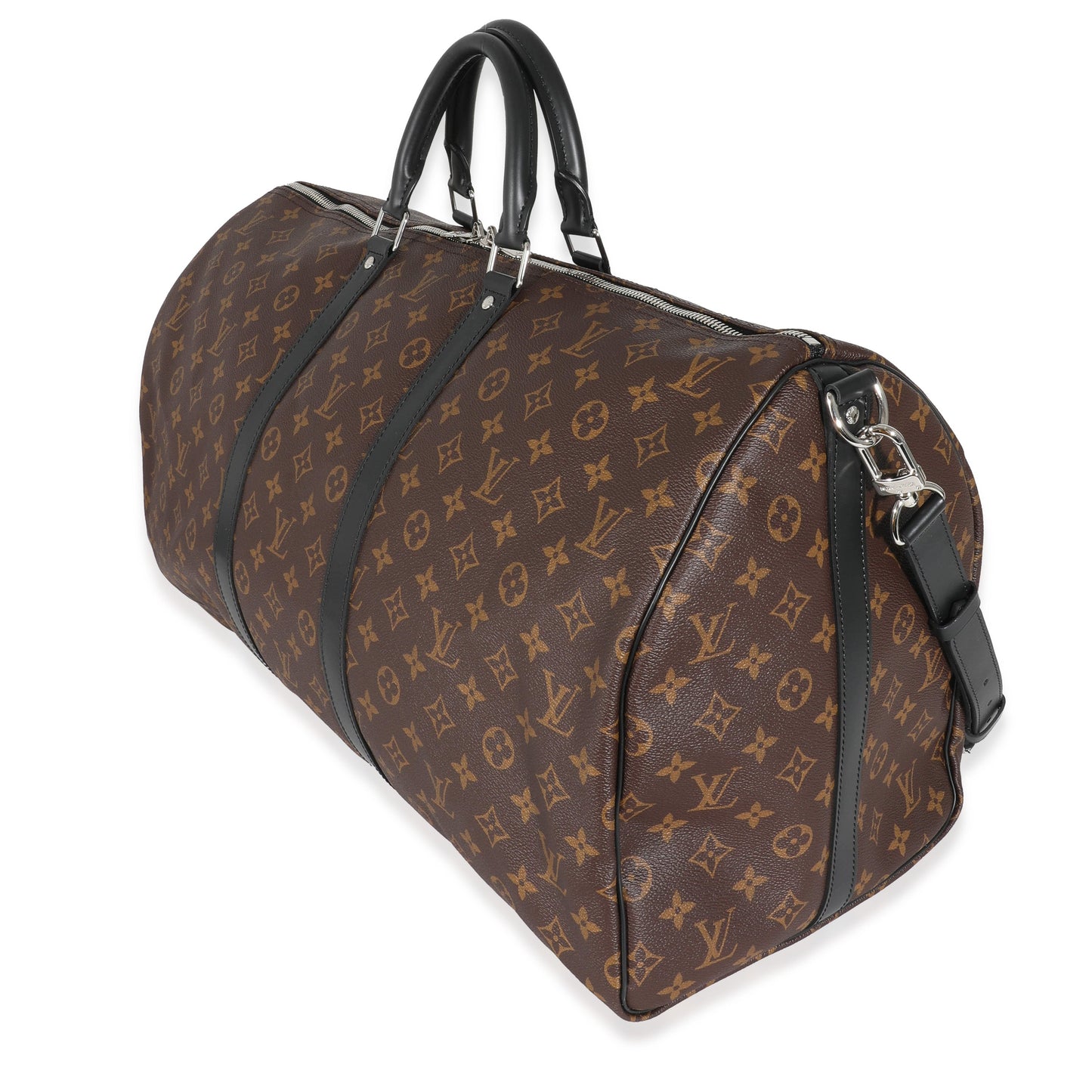 Luxury Women's Handbag | Louis Vuitton Monogram Macassar Keepall Bandoulière 55