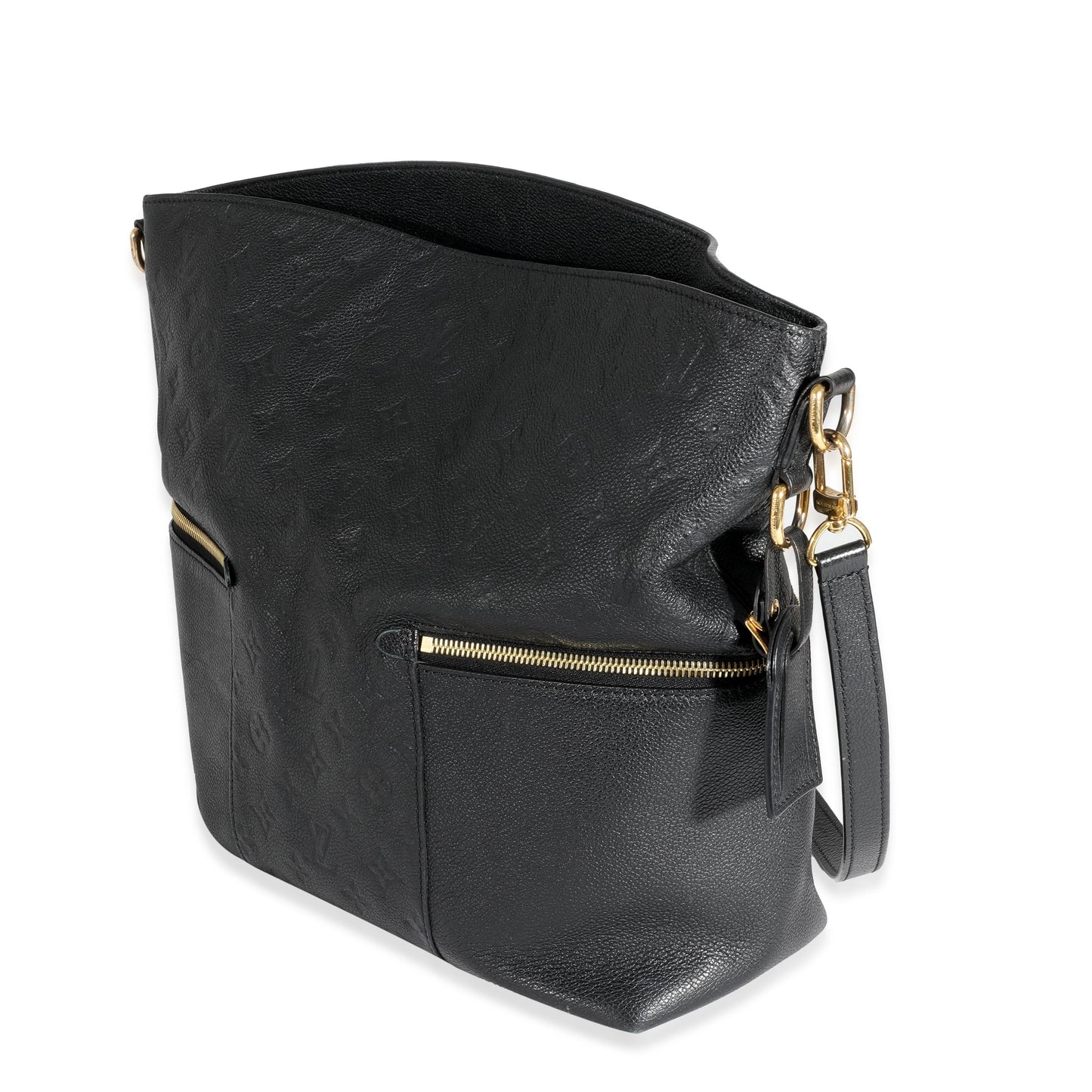 Luxury Women's Handbag | Louis Vuitton Black Monogram Empreinte Mélie