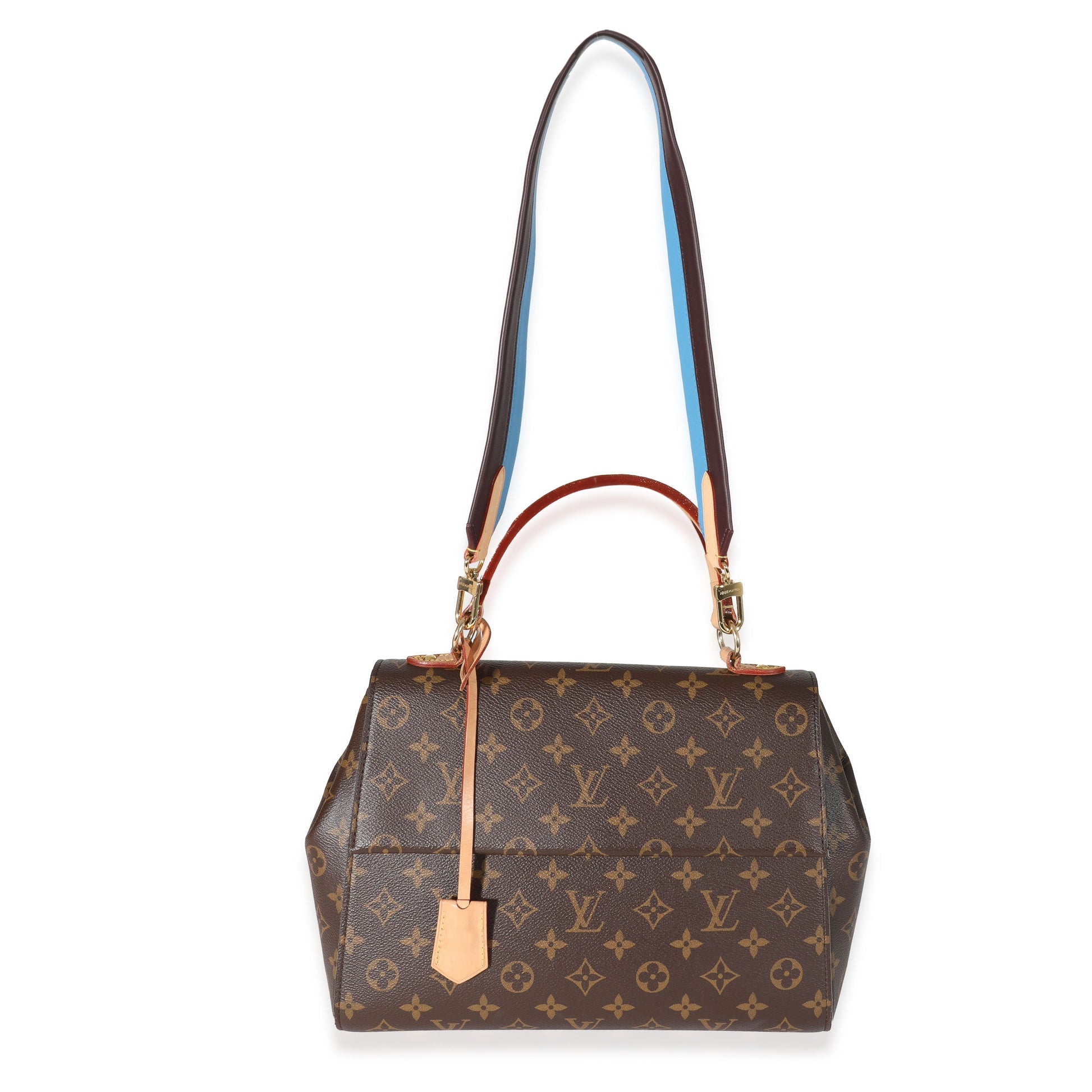 Luxury Women's Handbag | Louis Vuitton Monogram Canvas Blue Glacial Cluny MM