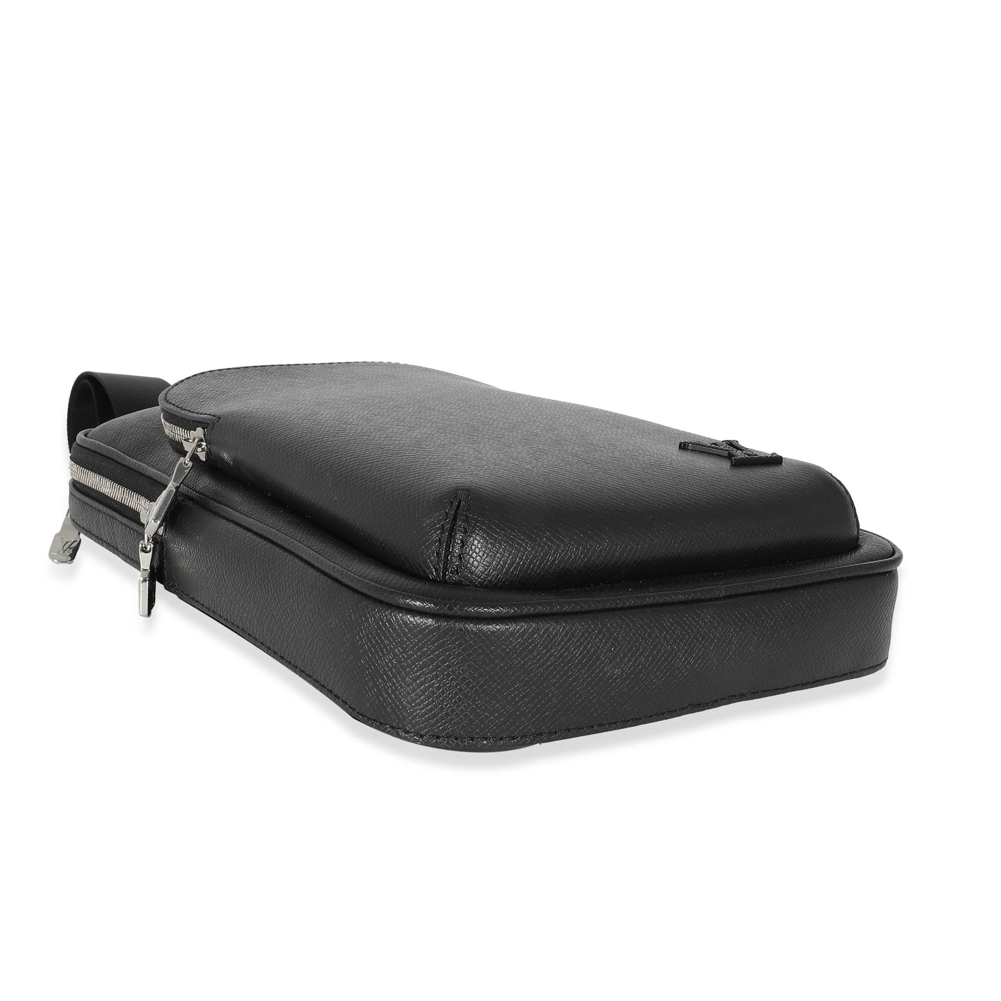 Luxury Women's Handbag | Louis Vuitton Black Taiga Avenue Sling Bag