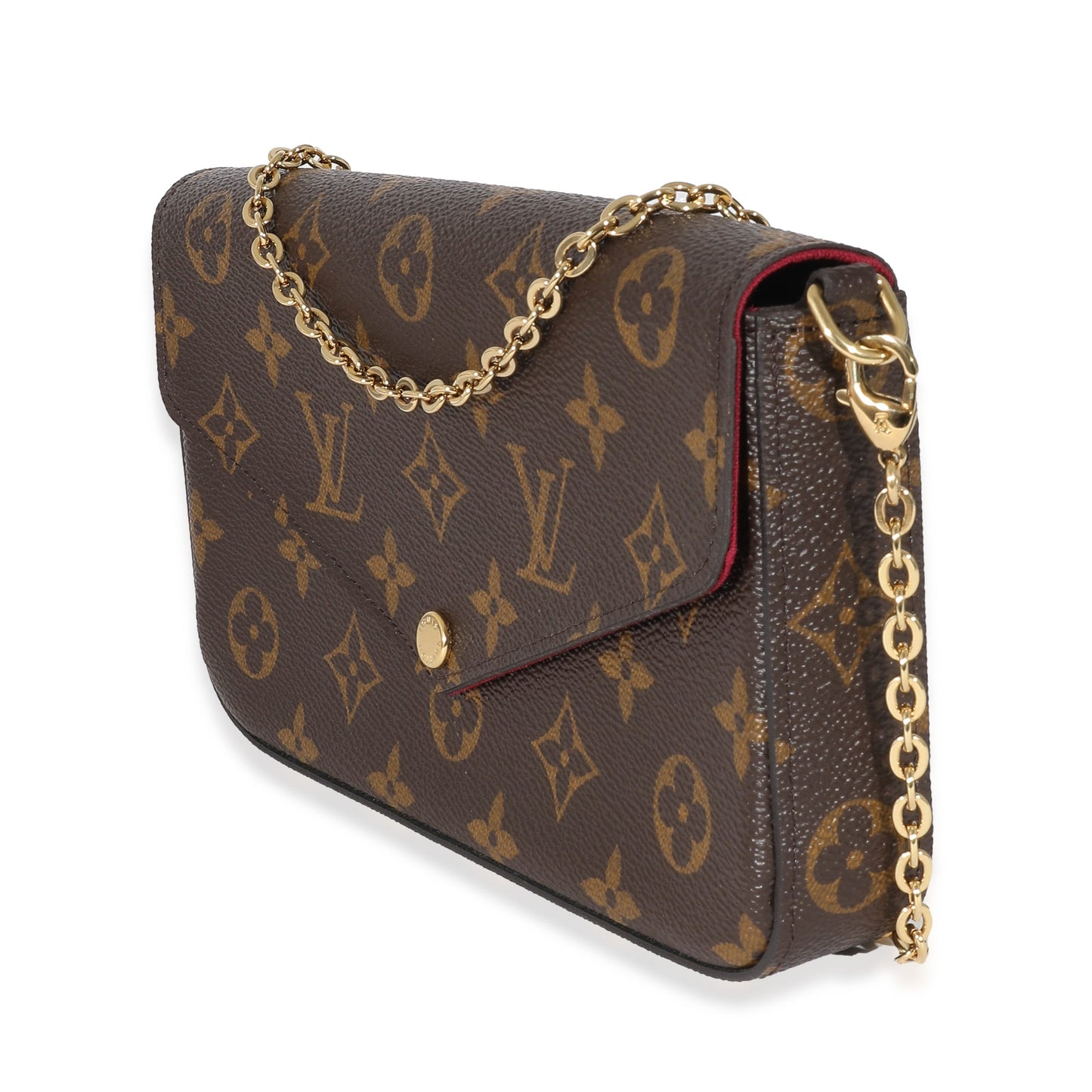 Designer Women's Crossbody Bag | Louis Vuitton Fuchsia Monogram Canvas Pochette Félicie
