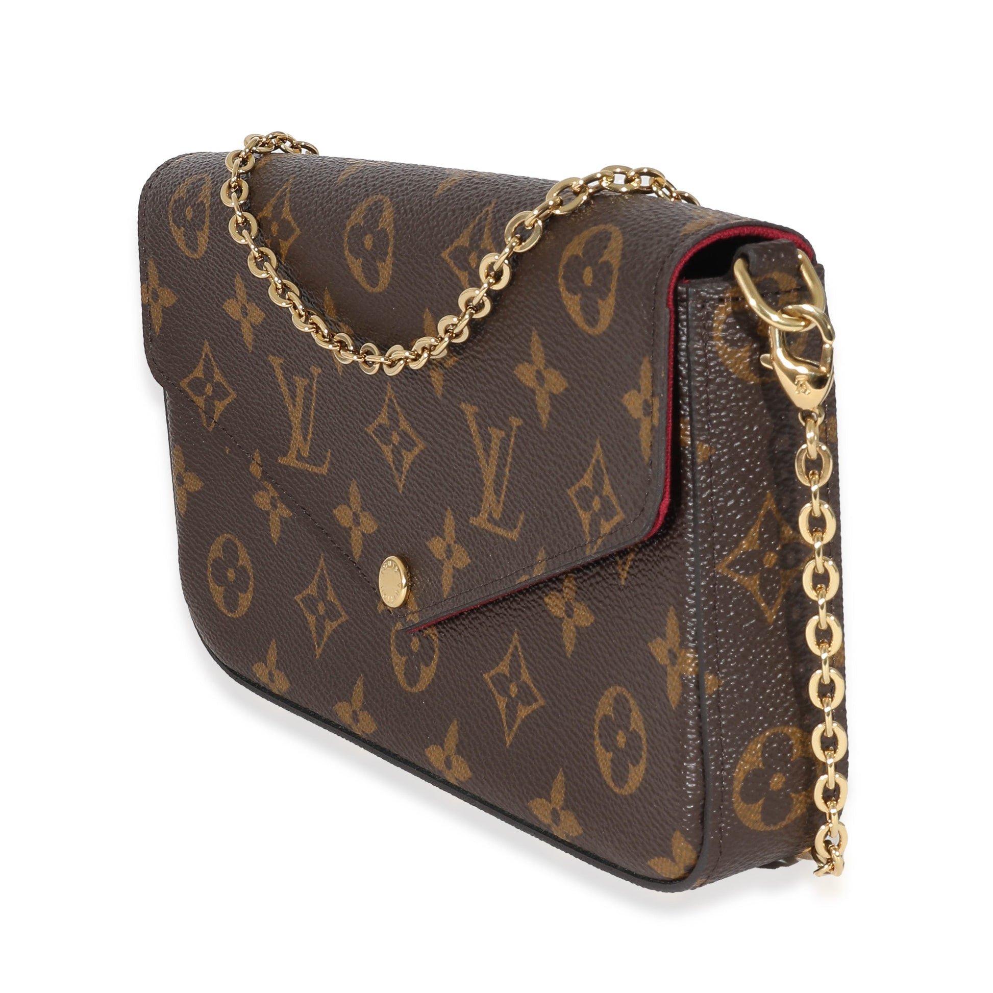 Designer Women's Crossbody Bag | Louis Vuitton Fuchsia Monogram Canvas Pochette Félicie