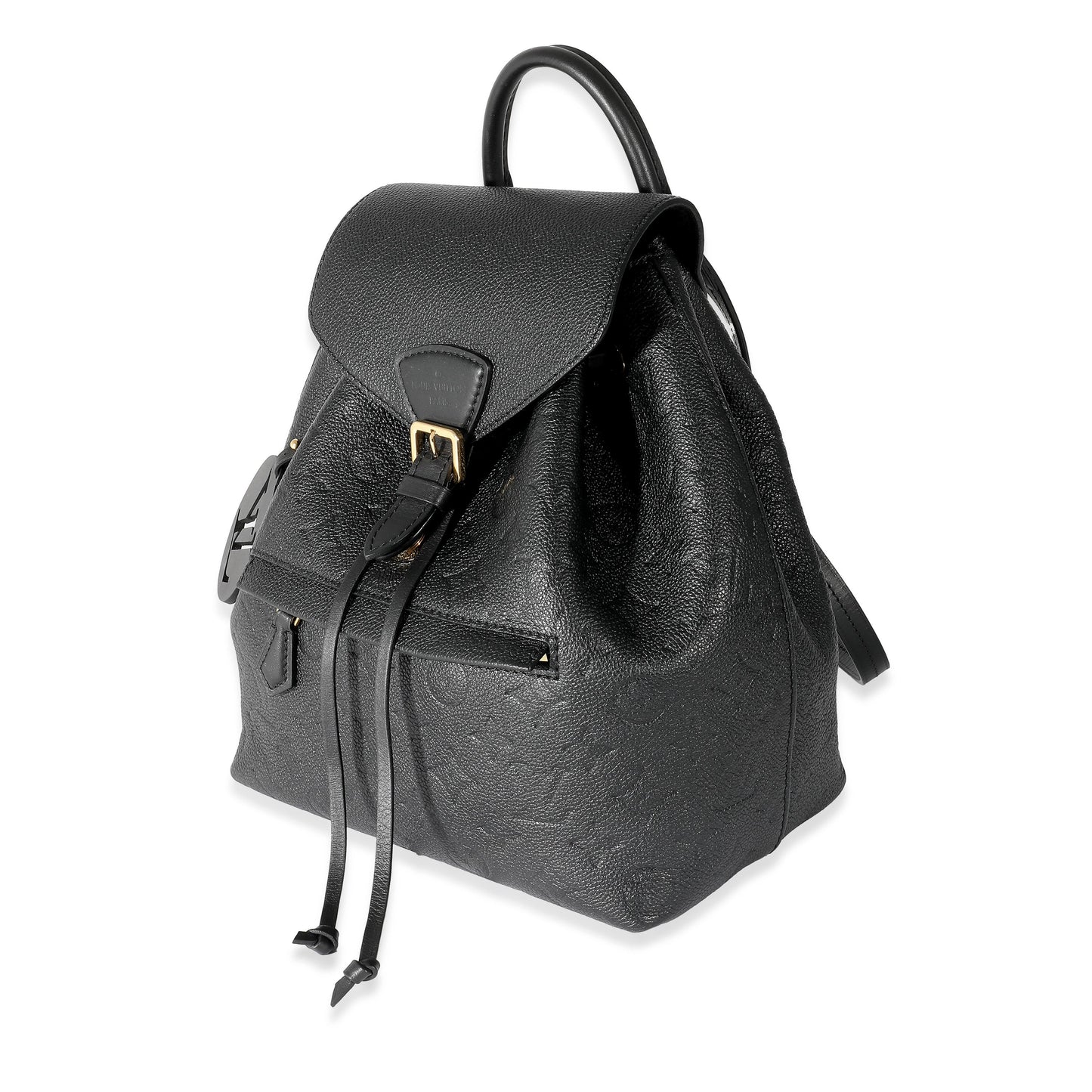 Luxury Women's Backpack | Louis Vuitton Black Empreinte Montsouris Backpack