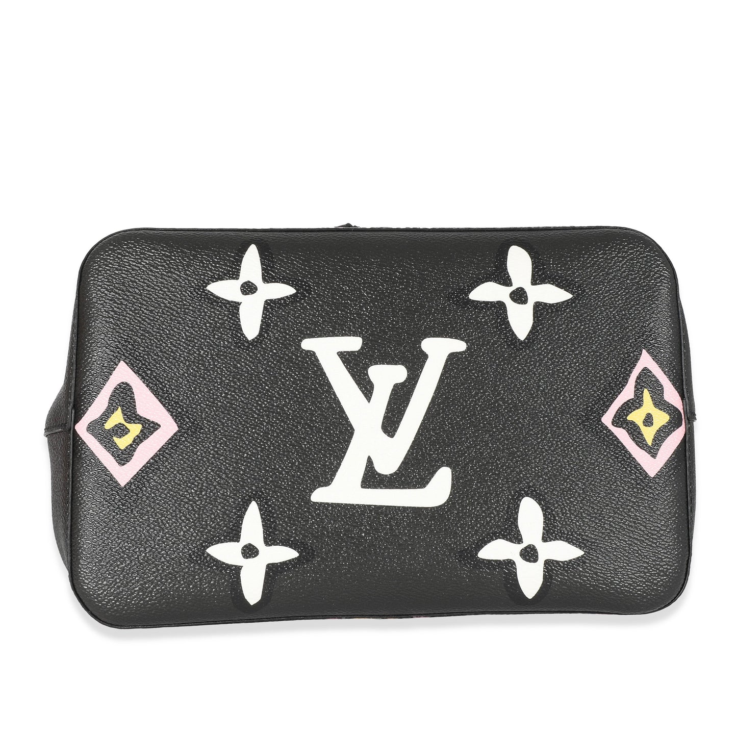 Luxury Women's Handbag | Louis Vuitton Black Monogram Giant Wild At Heart Canvas NéoNoé MM