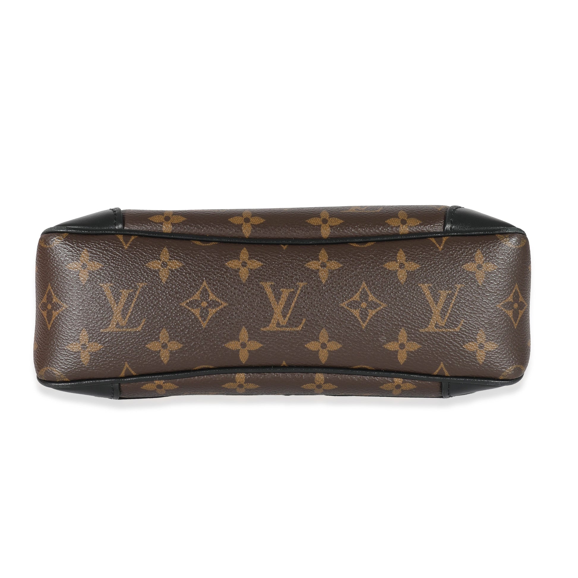 Designer Women's Crossbody Bag | Louis Vuitton Black Leather Monogram Canvas Odeon PM