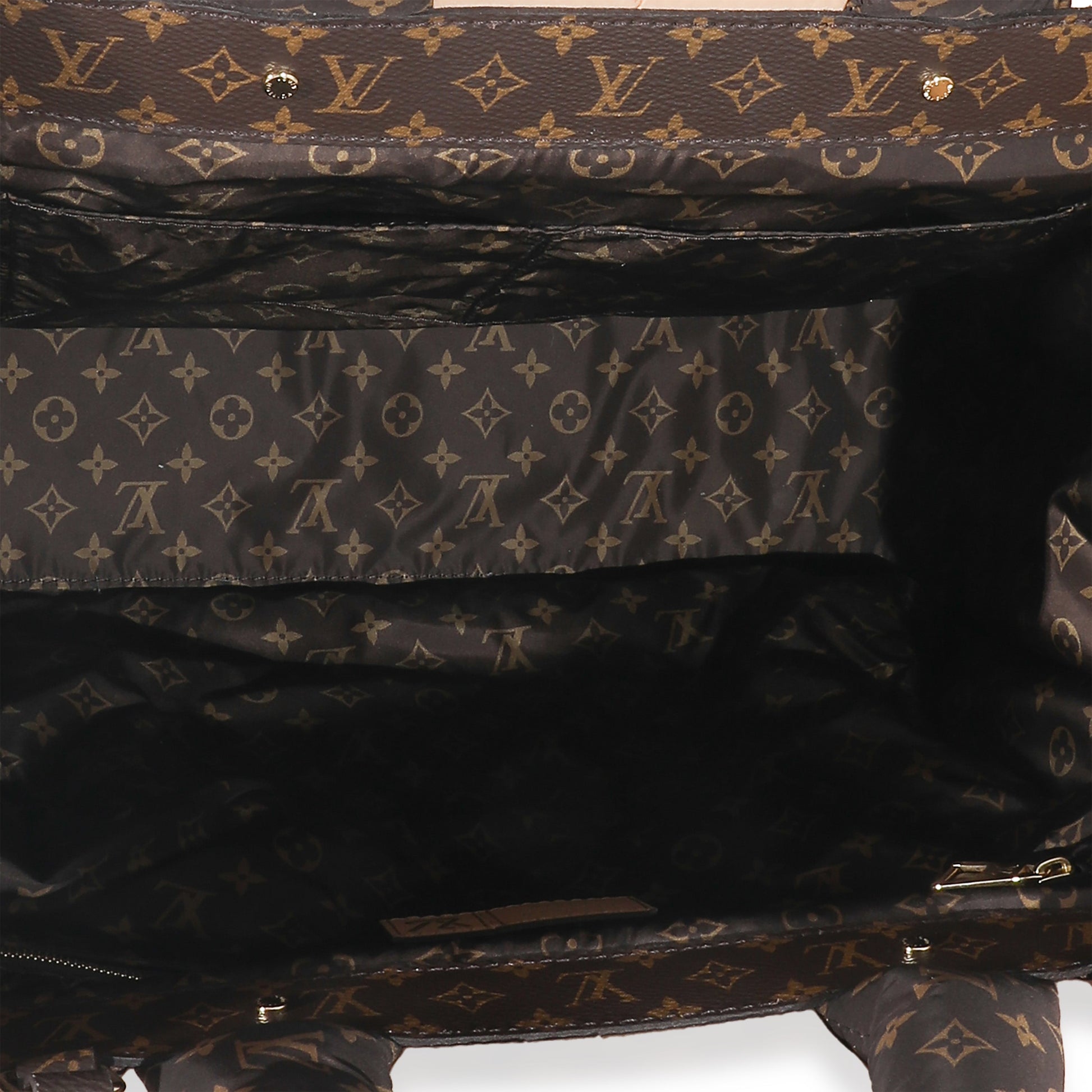 Luxury Women's Tote Bag | Louis Vuitton Beige Econyl Nylon Monogram Pillow Giant Onthego GM